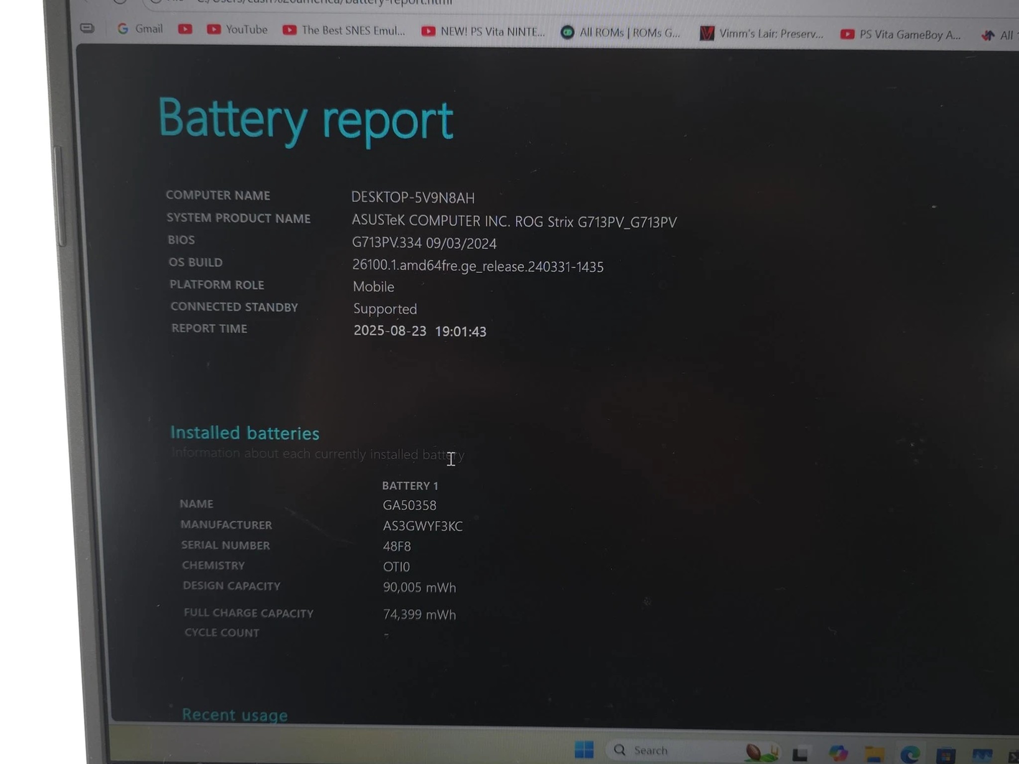 ASUS ROG Strix G17 17.3'' 1TB SSD 16GB RAM 3.0GHz Ryzen 9 7845HX RTX 4060 240Hz