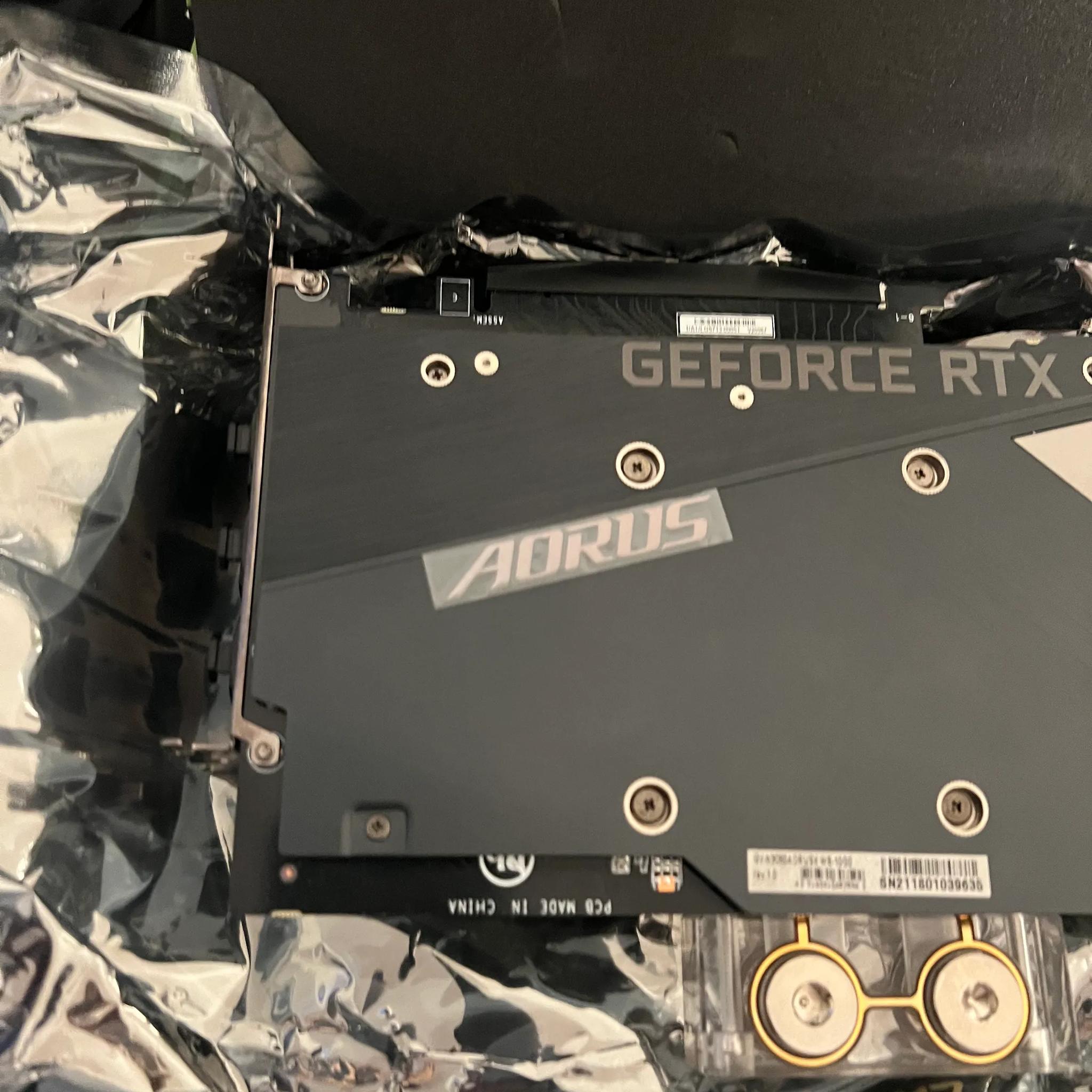 RTX3080 Aorus Extreme WaterForce *Requires custom loop* Rare Collectors GPU