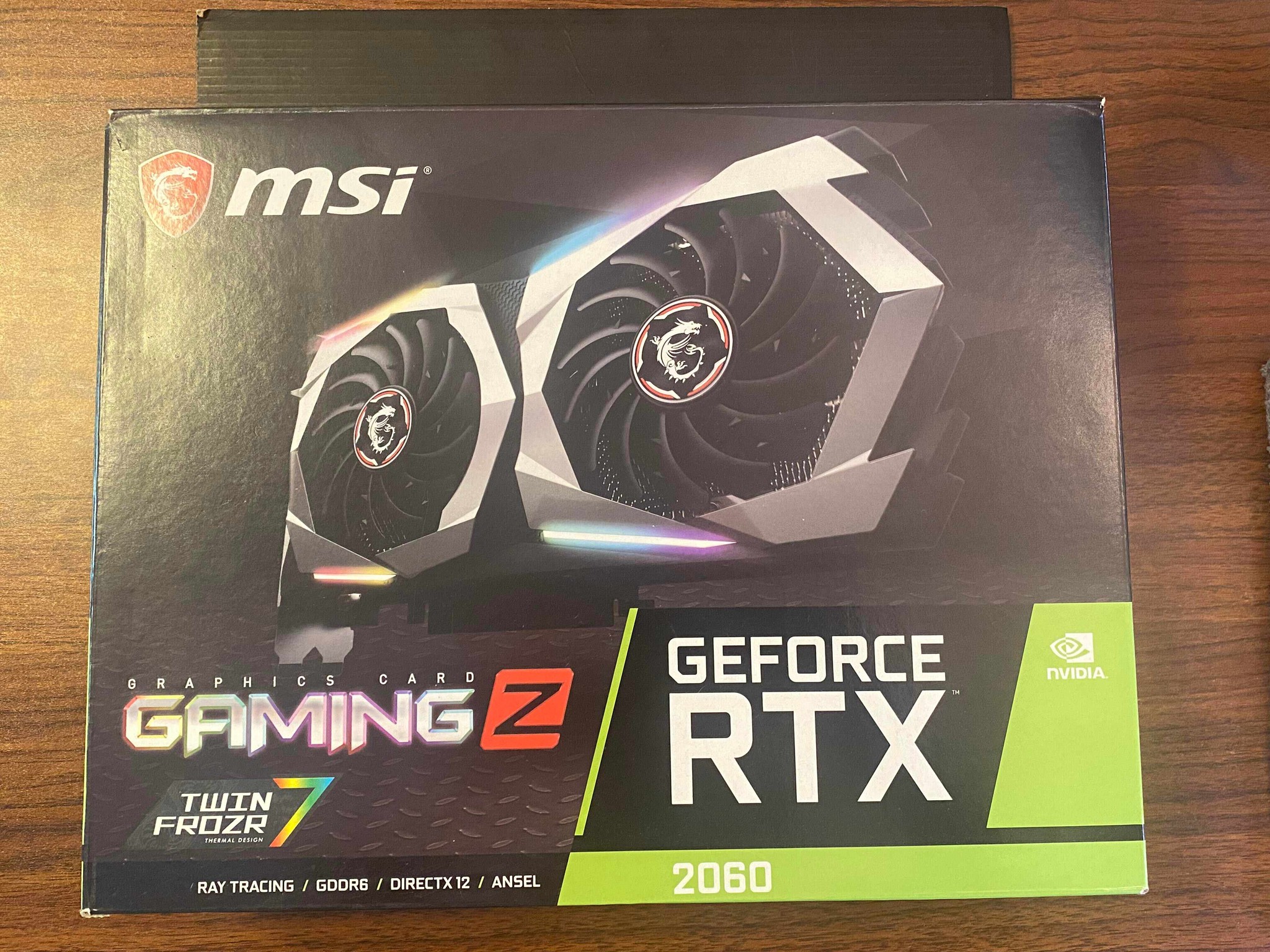 MSI RTX 2060 6GB Gaming Z Twin Frozr 7 RGB