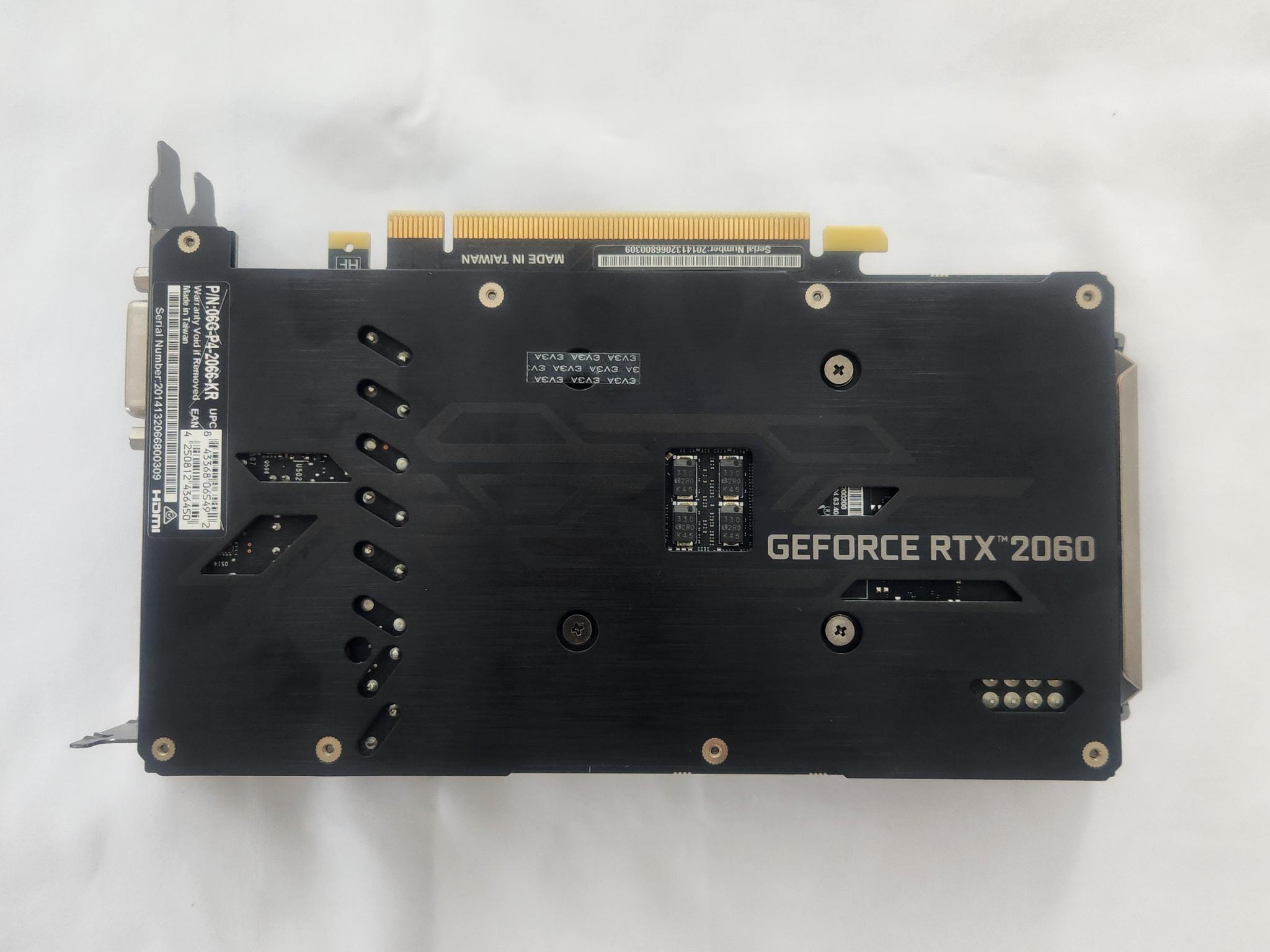 RTX 2060 6GB EVGA KO ULTRA GAMING GeForce Graphics Card