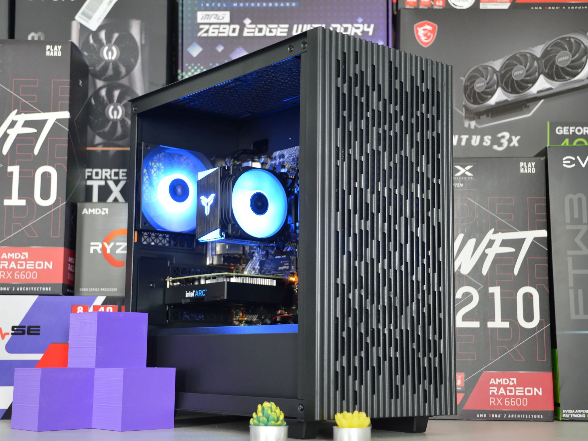 ⚡⚡ | ARC A380 6GB | RYZEN 5 3600 | 16GB DDR4 RAM | 1TB NVME SSD | Electric Arc 2.0 |