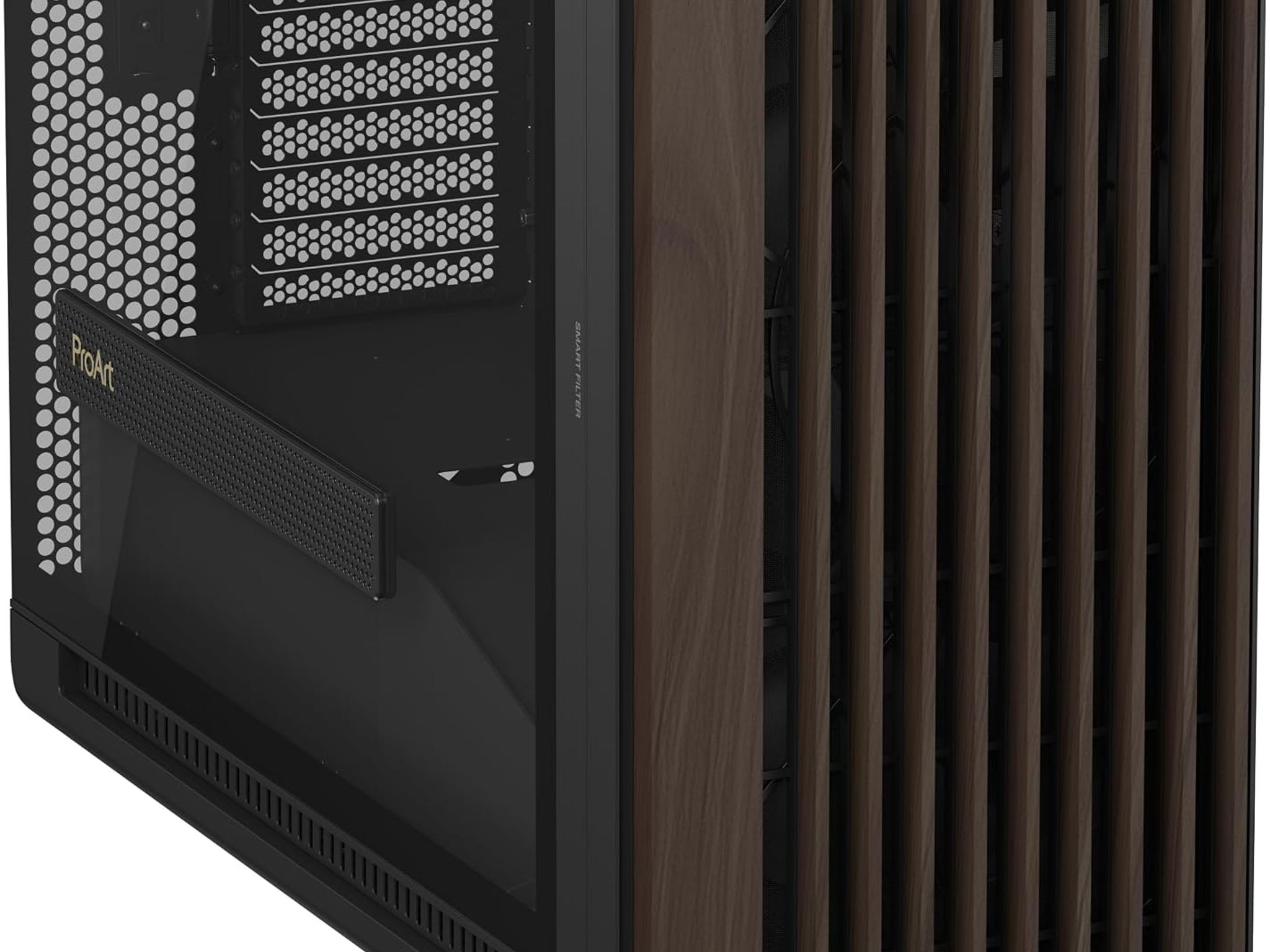 ASUS ProArt PA602 Wood Edition TG E-ATX Mid Tower Computer Case