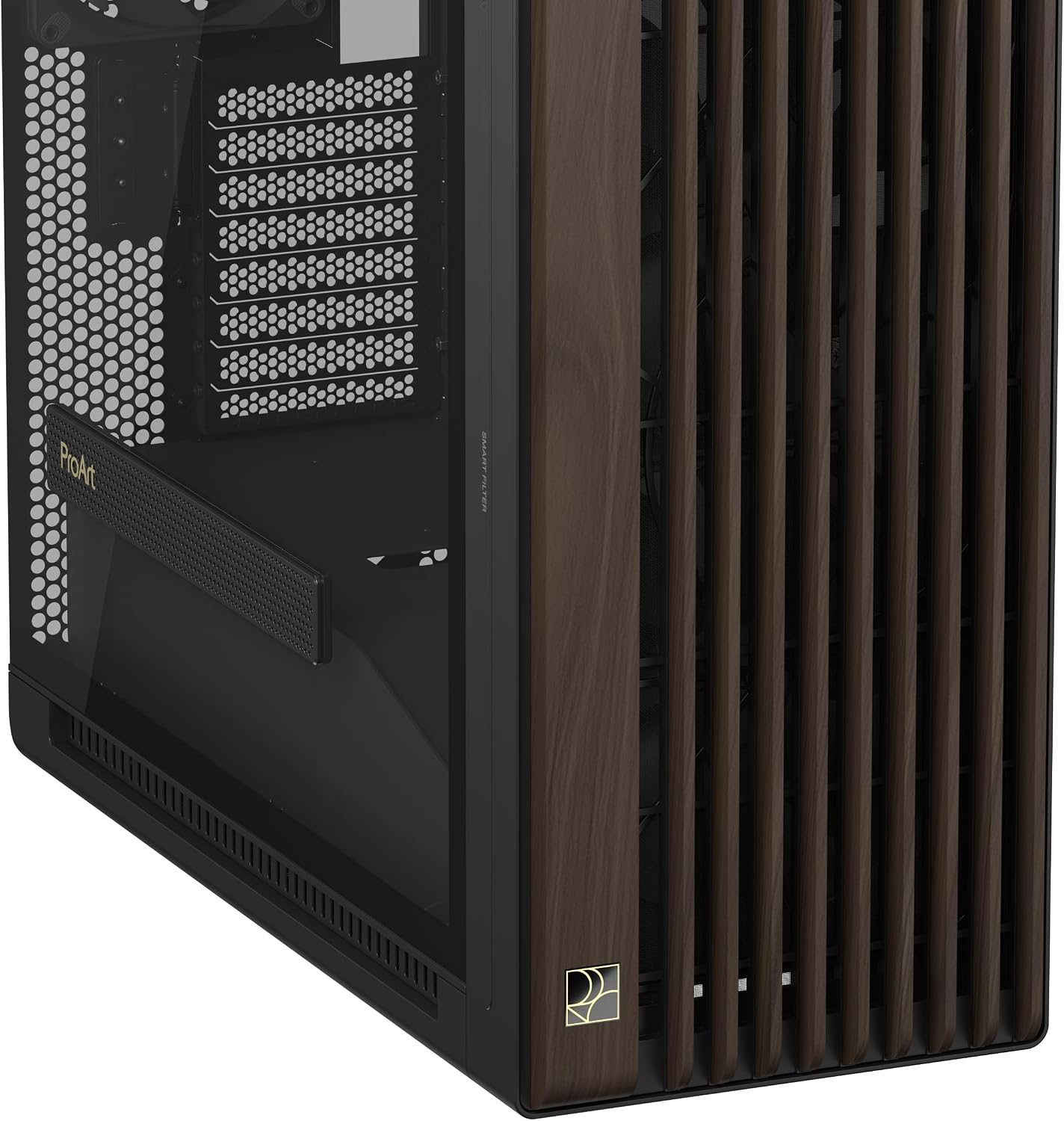 ASUS ProArt PA602 Wood Edition TG E-ATX Mid Tower Computer Case