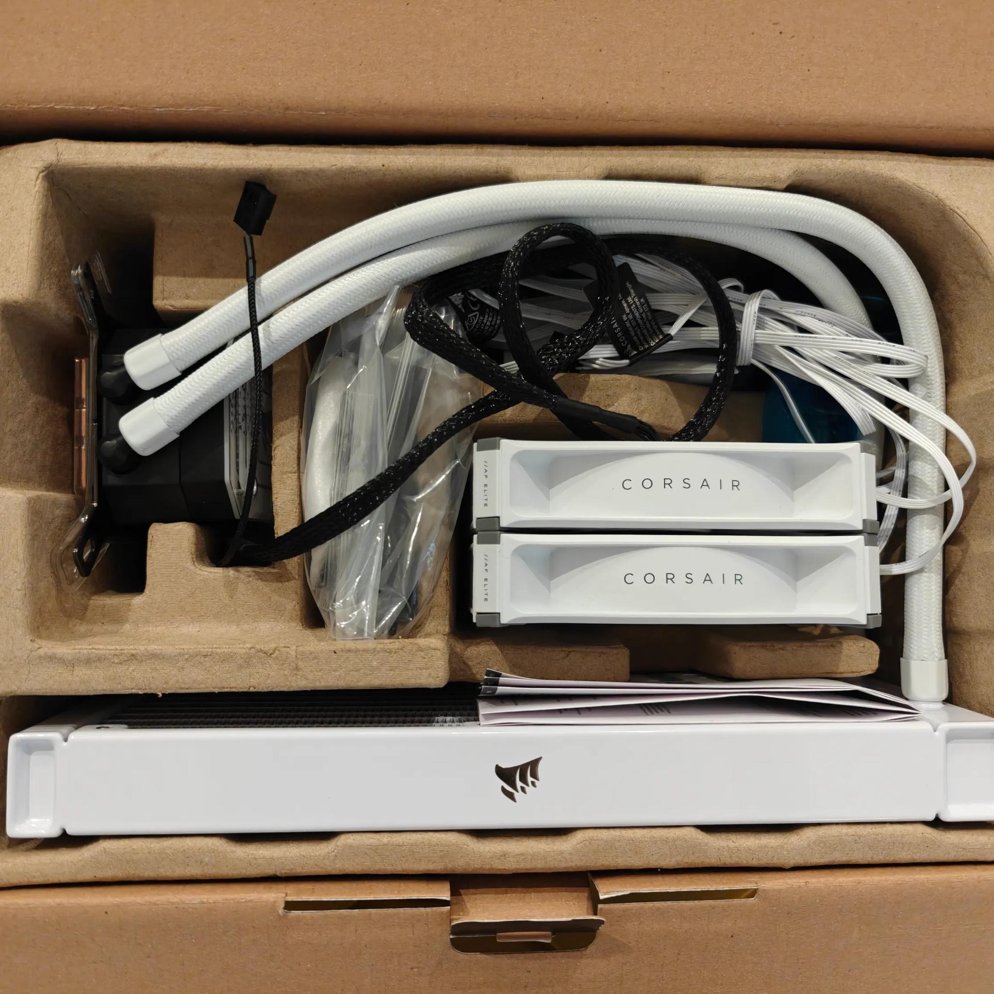 Corsair iCUE H100i ELITE CAPELLIX XT Liquid CPU Cooler White - CW-9060072-WW