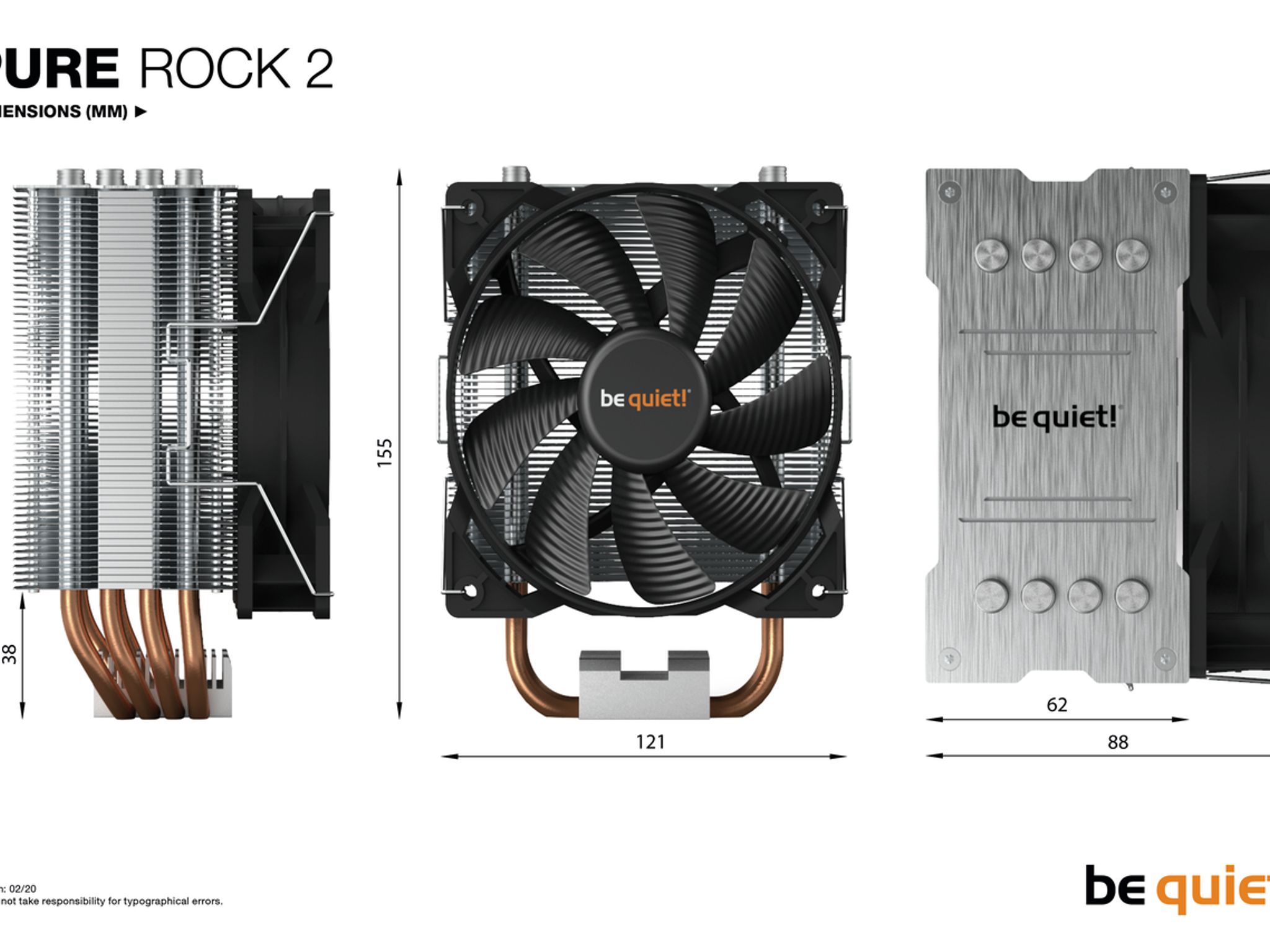 Black Friday Sale !!! Be quiet! Pure Rock 2 CPU Air Cooler
