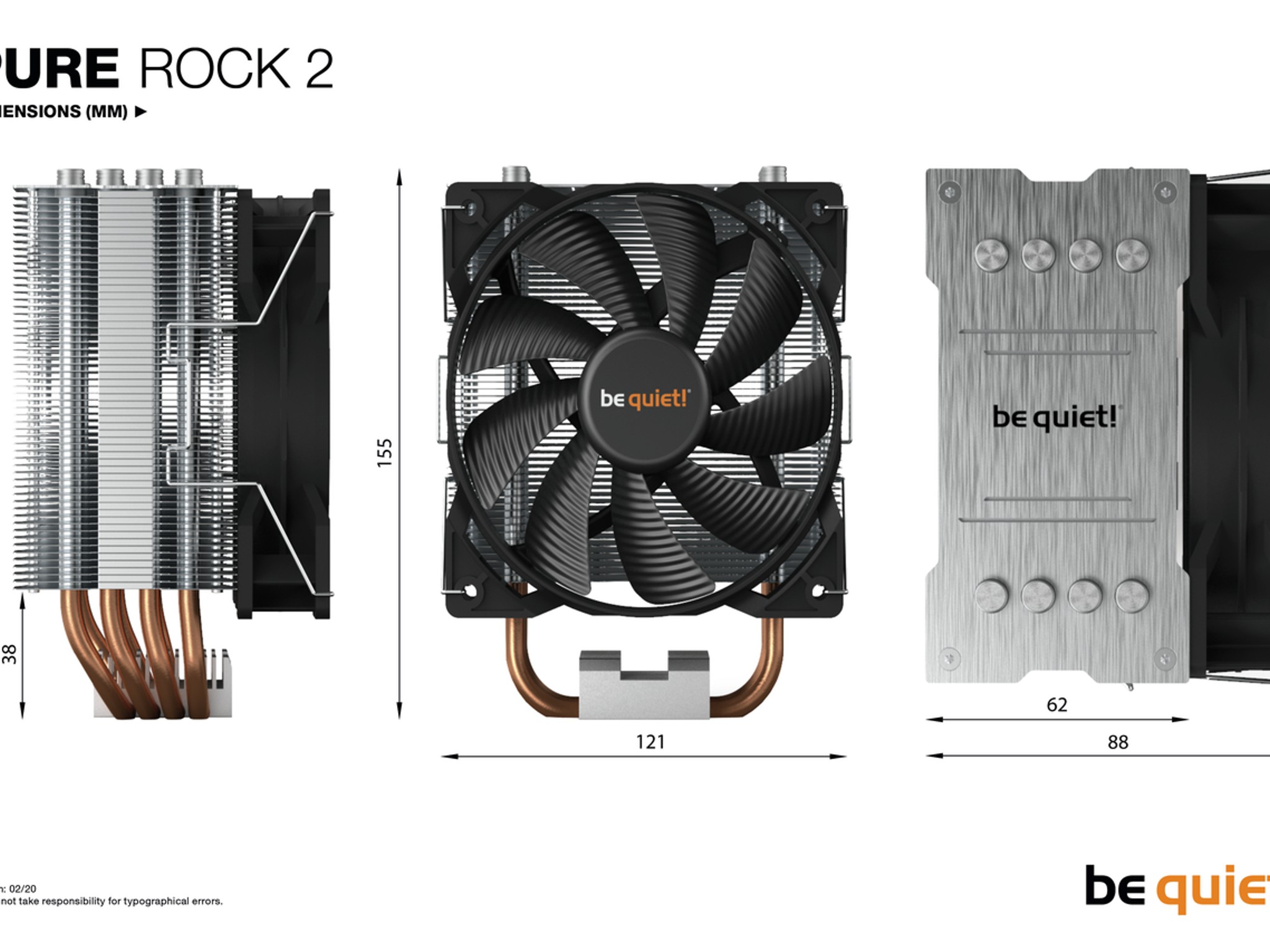 Black Friday Sale !!! Be quiet! Pure Rock 2 CPU Air Cooler