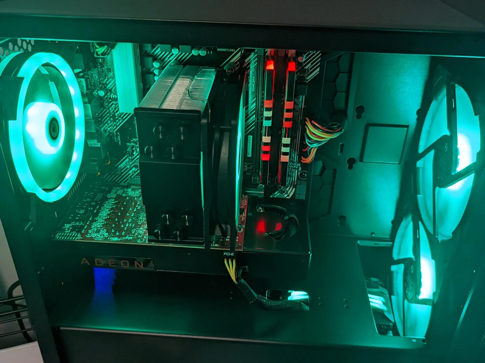 Gaming PC Ryzen 5 5500, 16GB DDR4, 512GB SSD, RX 570X 8GB