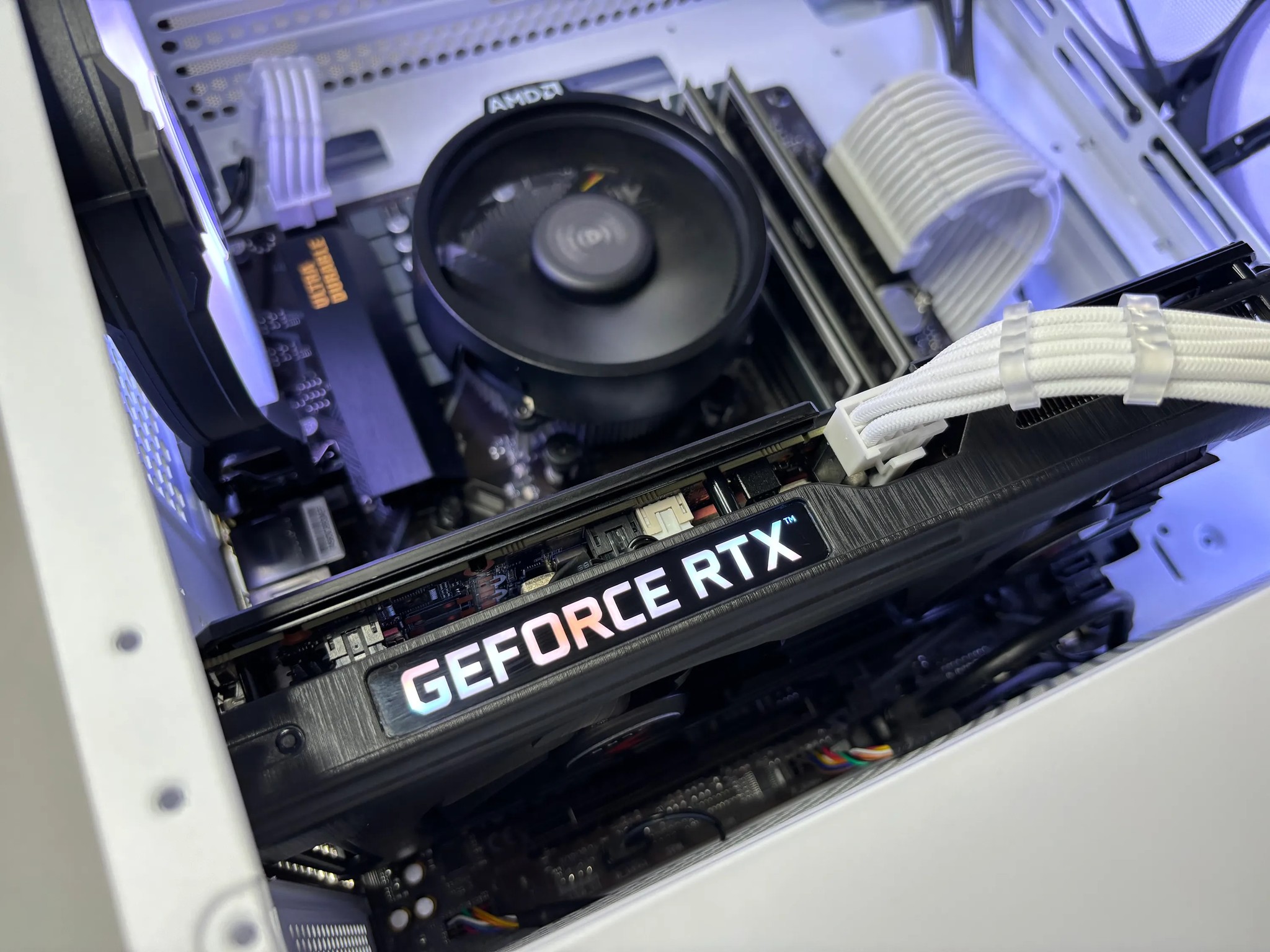 ❄️White RTX Gaming PC | Ryzen 5 5500 | RTX 3050 | 16GB RAM | 1TB NVME❄️