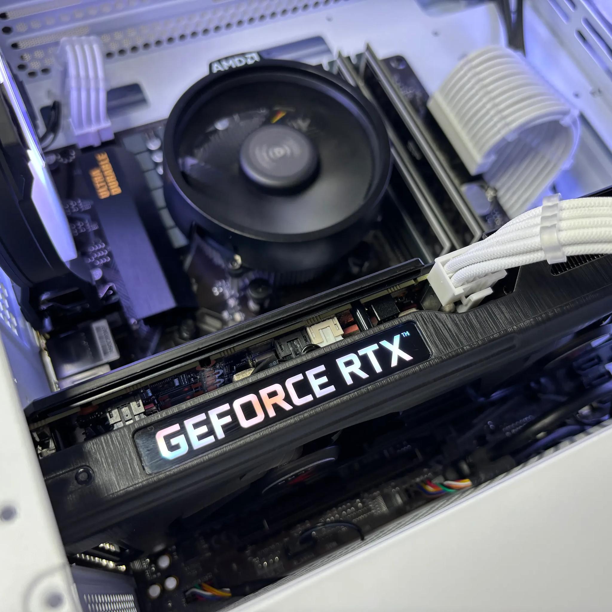 ❄️White RTX Gaming PC | Ryzen 5 5500 | RTX 3050 | 16GB RAM | 1TB NVME❄️