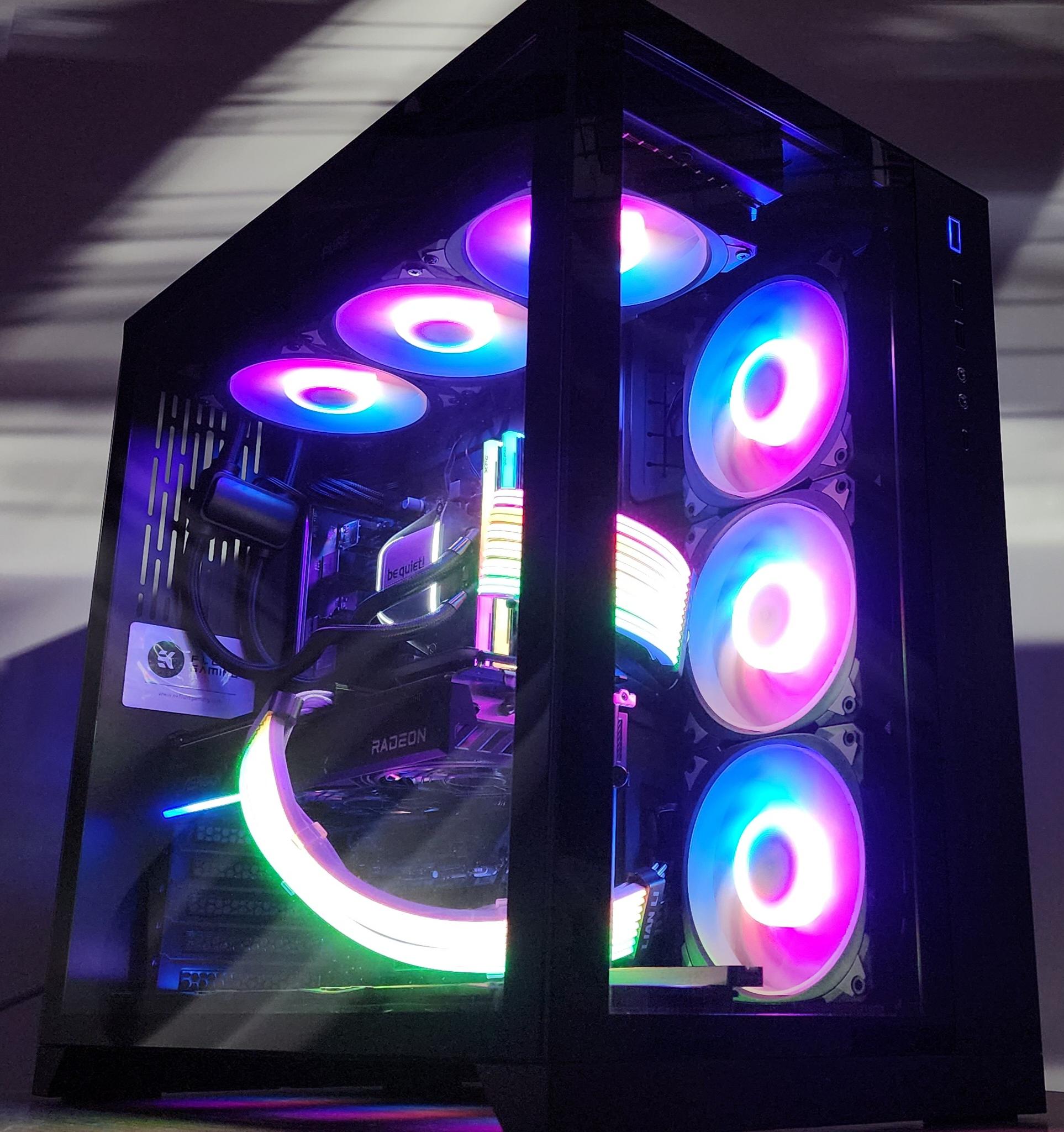 Gaming PC Ryzen 7 7800X3D 32GB RAM 1TB SSD RX 9070 16GB Windows 11 Computer