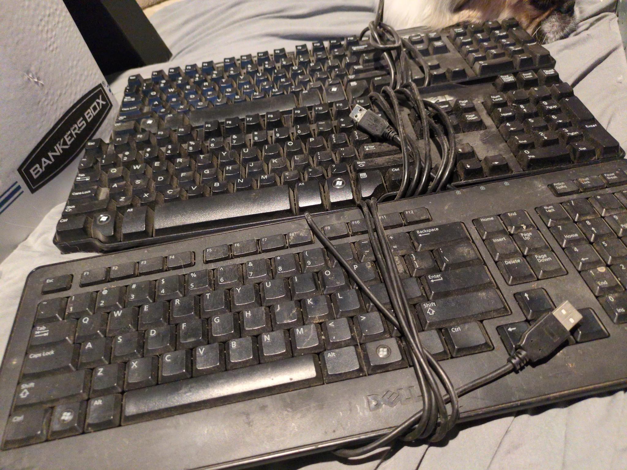 3x Dell Keyboard