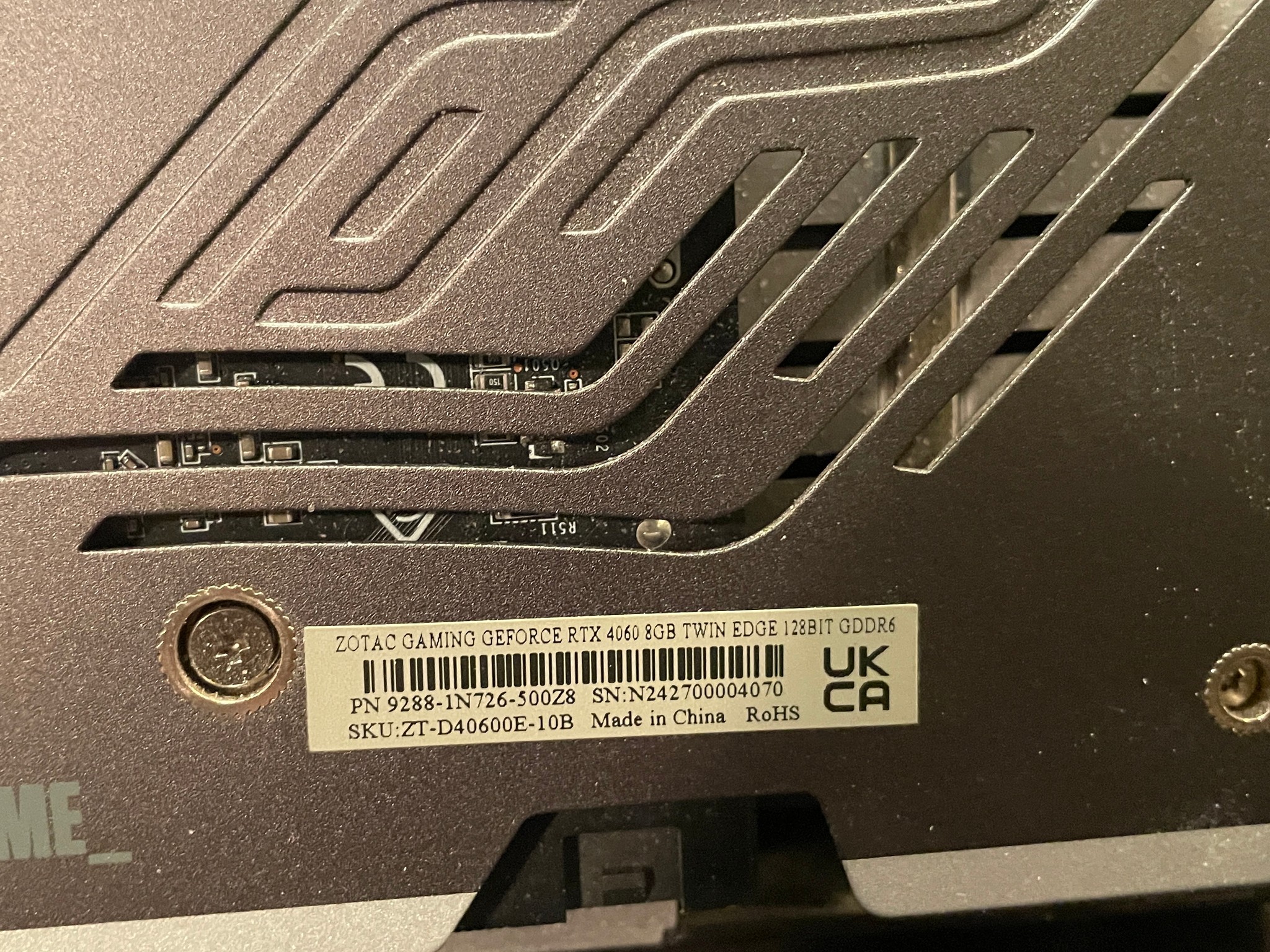 ZOTAC GAMING Twin Edge OC GeForce RTX 4060