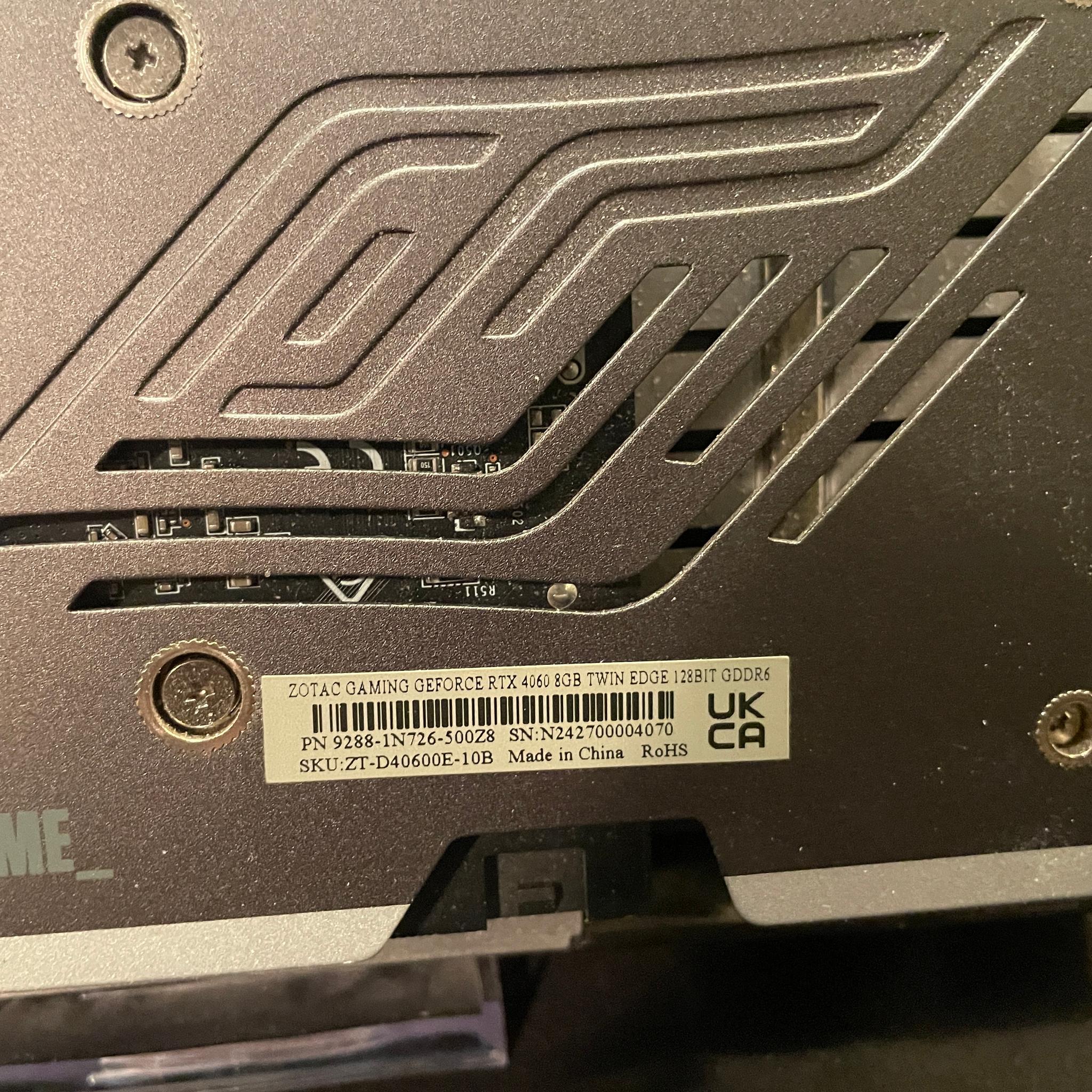 ZOTAC GAMING Twin Edge OC GeForce RTX 4060
