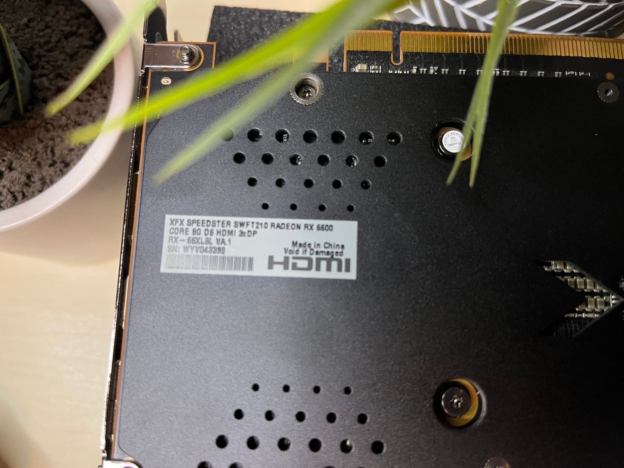 RX 6600 8gb XFX SPEEDSTER