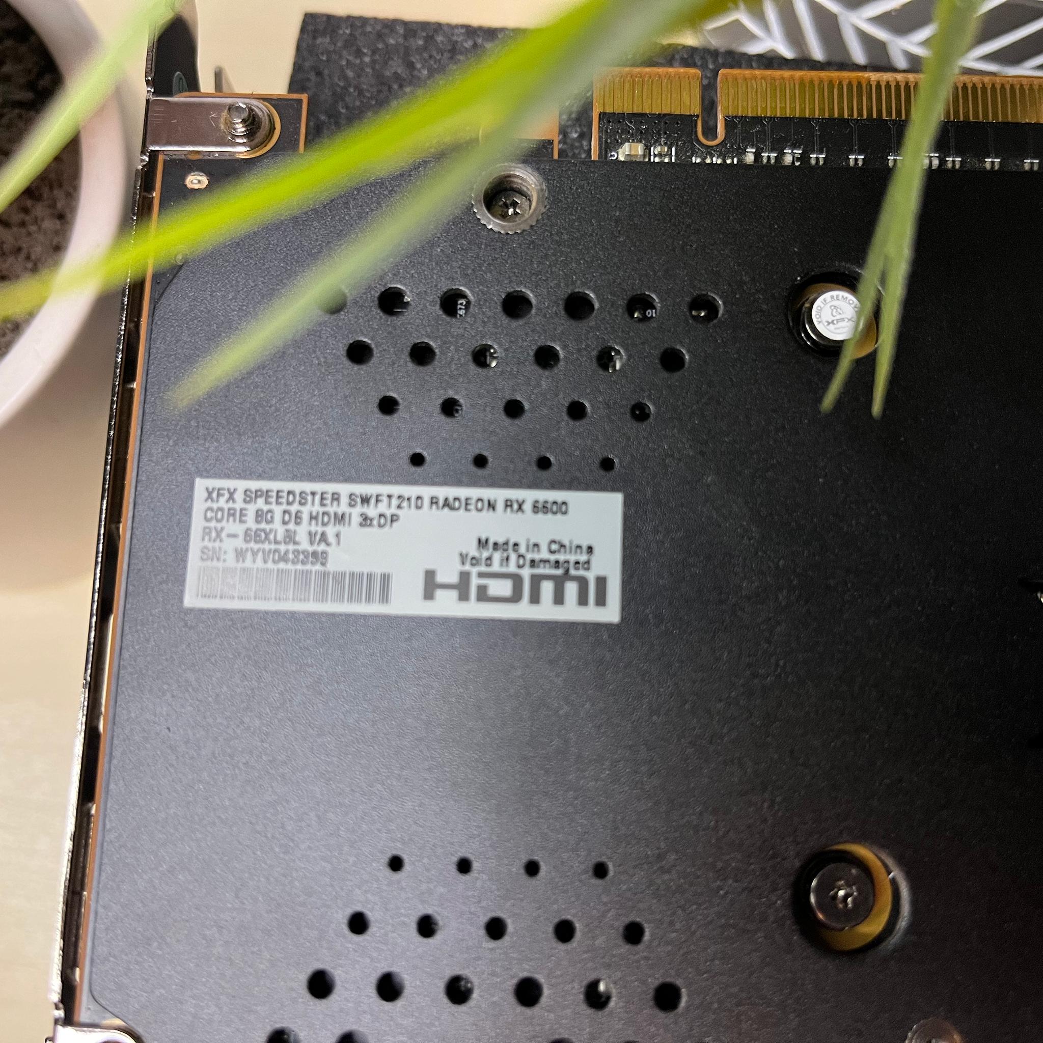 RX 6600 8gb XFX SPEEDSTER
