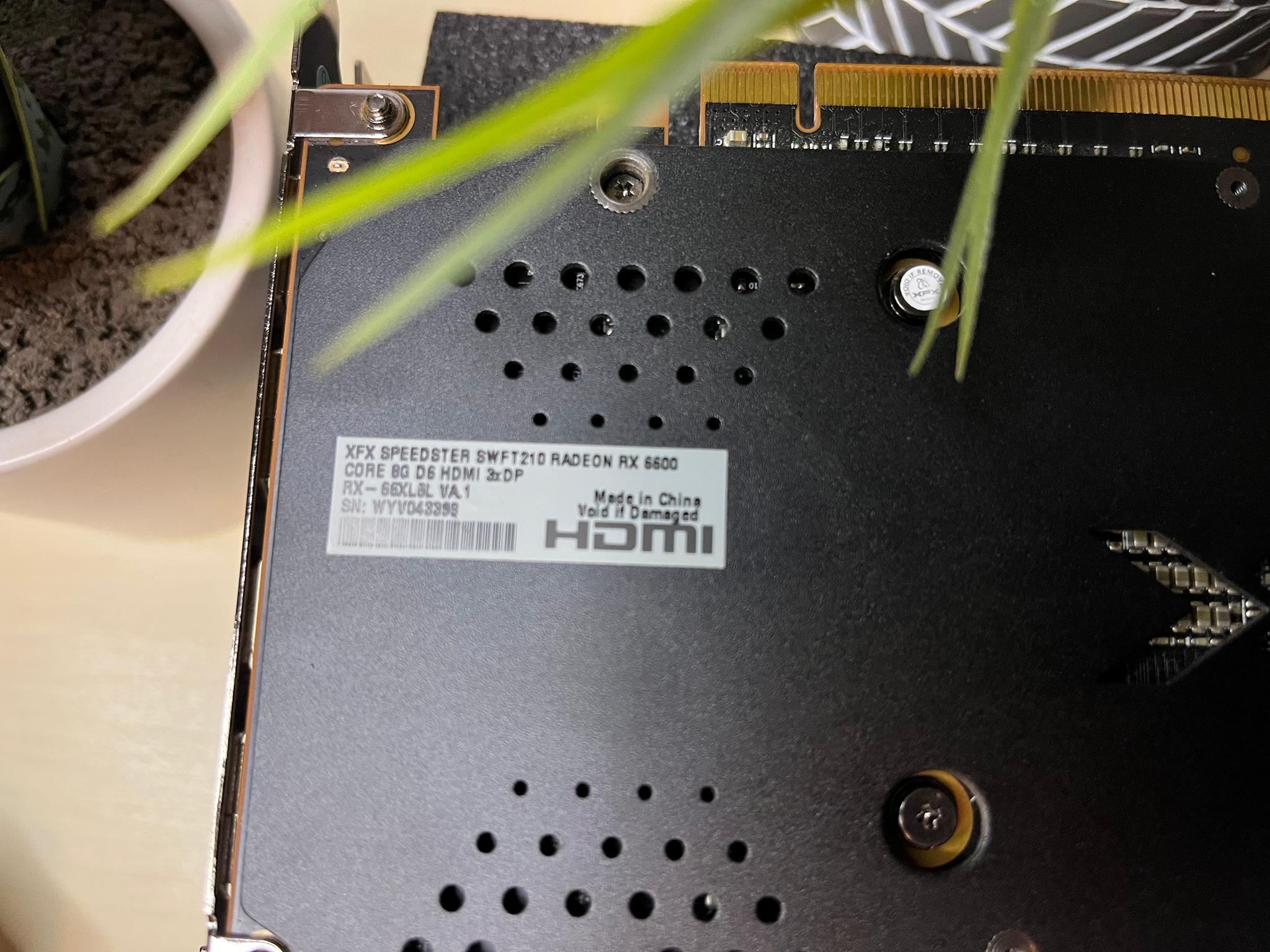 RX 6600 8gb XFX SPEEDSTER