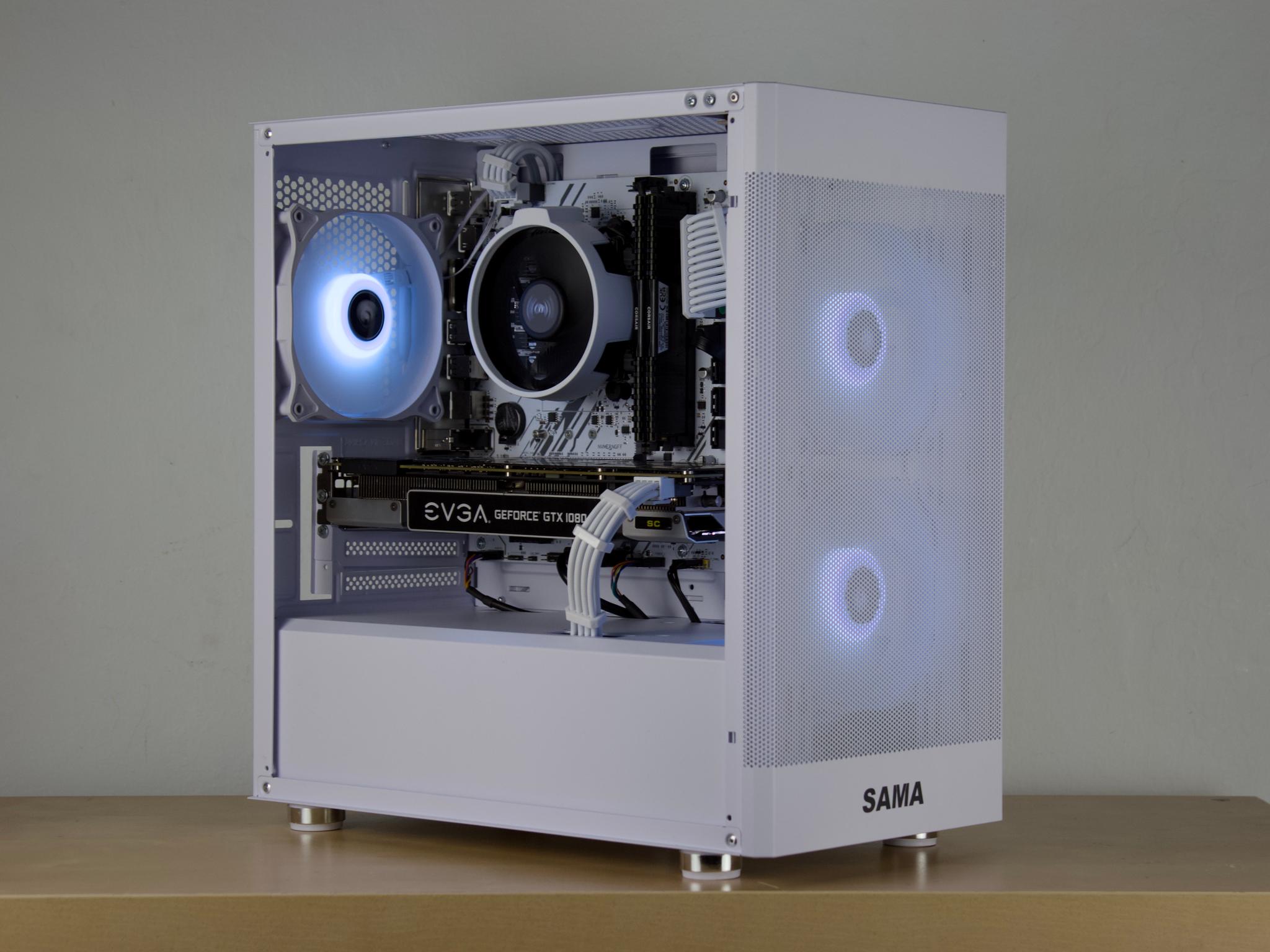 ❄️🧊Budget White PC - GTX 1080, Ryzen 5 2600, 16GB DDR4, 1TB SSD❄️🧊- WiFi/BT