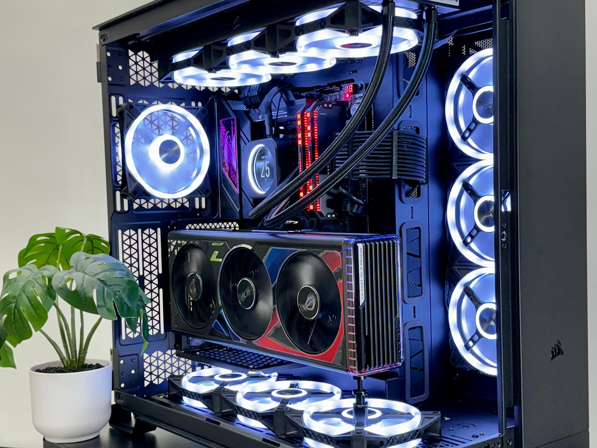 Haptix Corsair Dominator | ROG Strix 4090 OC - 7800x3D - 32GB Dominator DDR5 - 3TB | 1000w