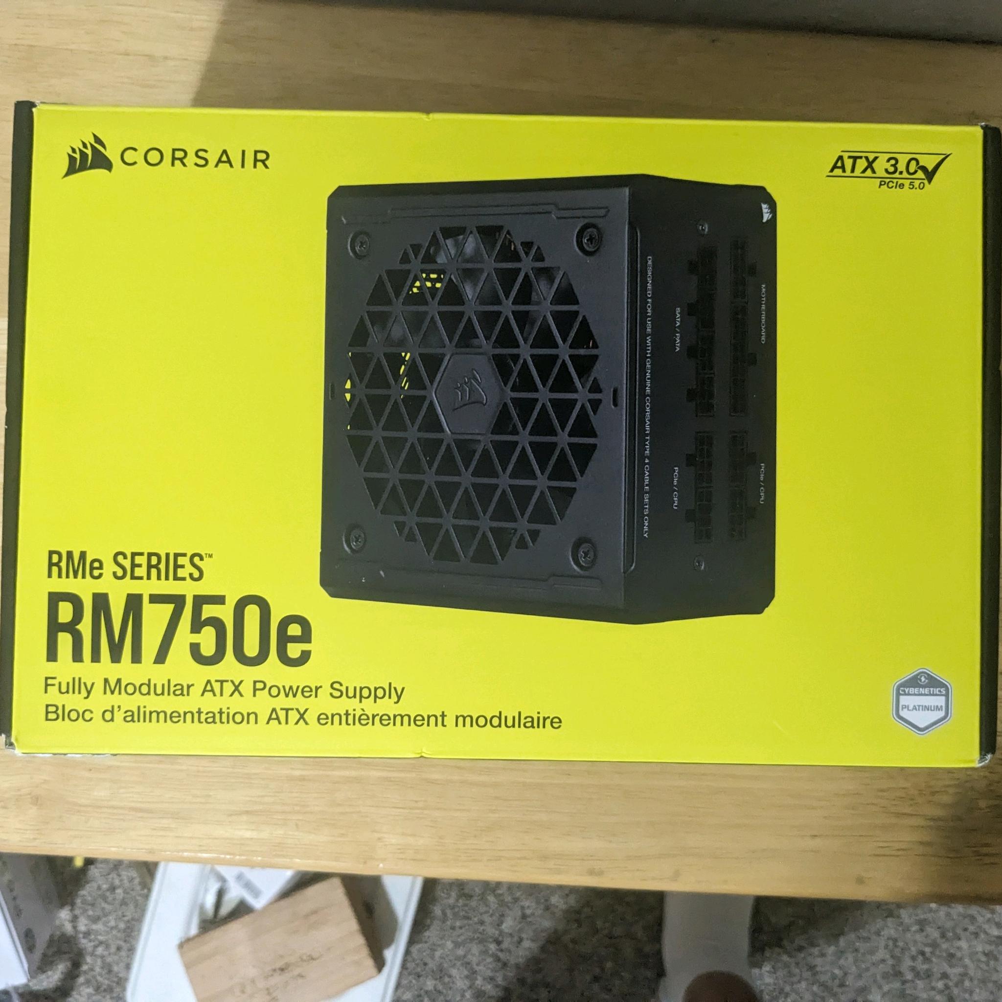 RM 750e 750 Watt Power Supply