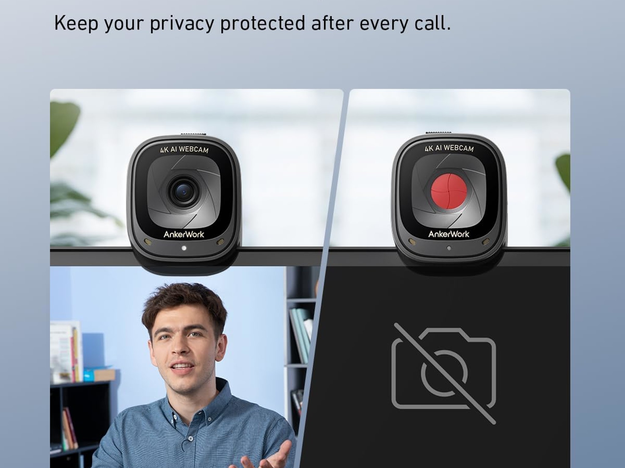 4K Webcam C310, 12 Megapixel, AI Auto Focus