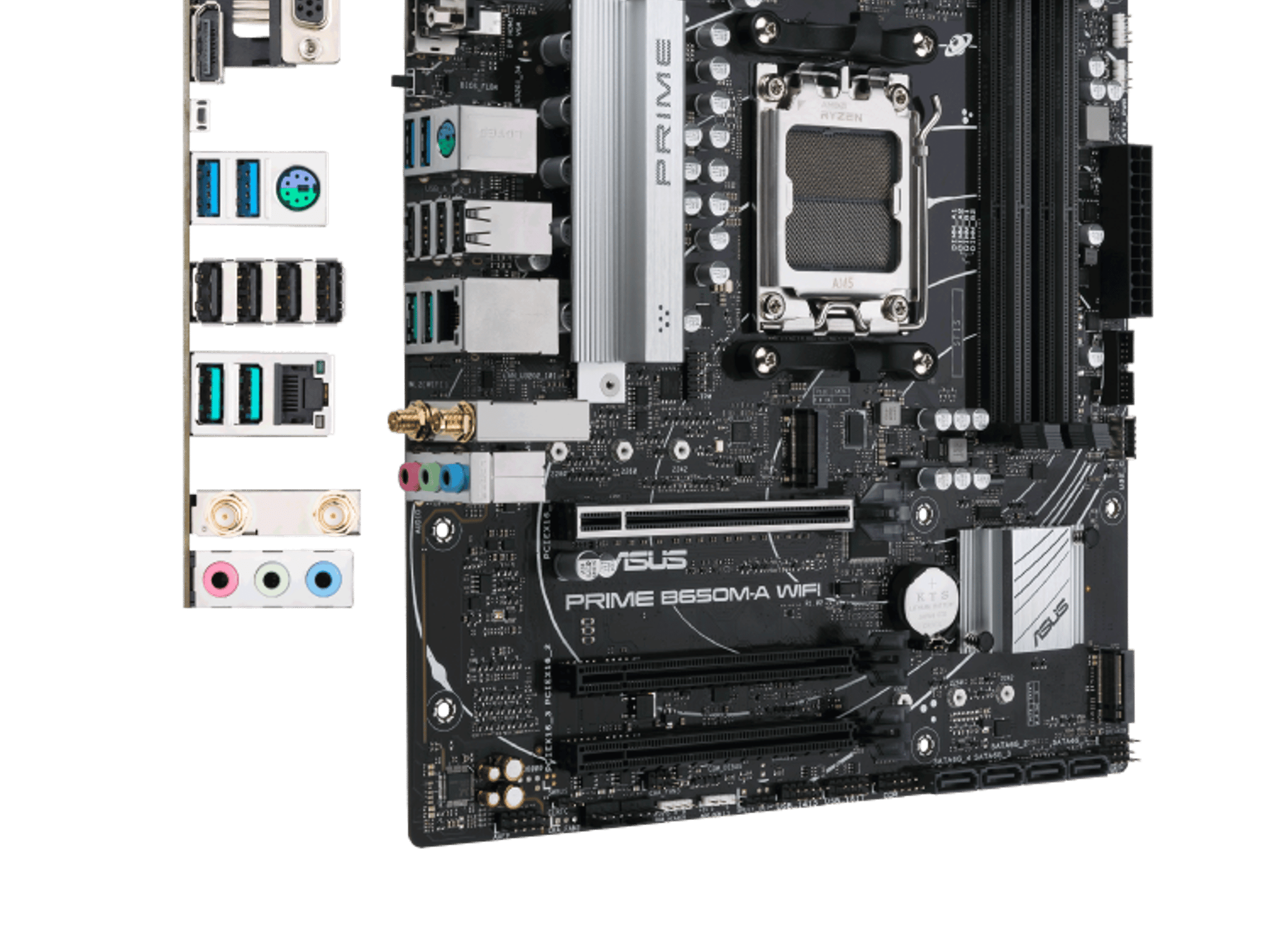 (AM5) ASUS B650M AX MICRO ATX - Like new, bought new within 5 months {INCLUDES WIFI6}