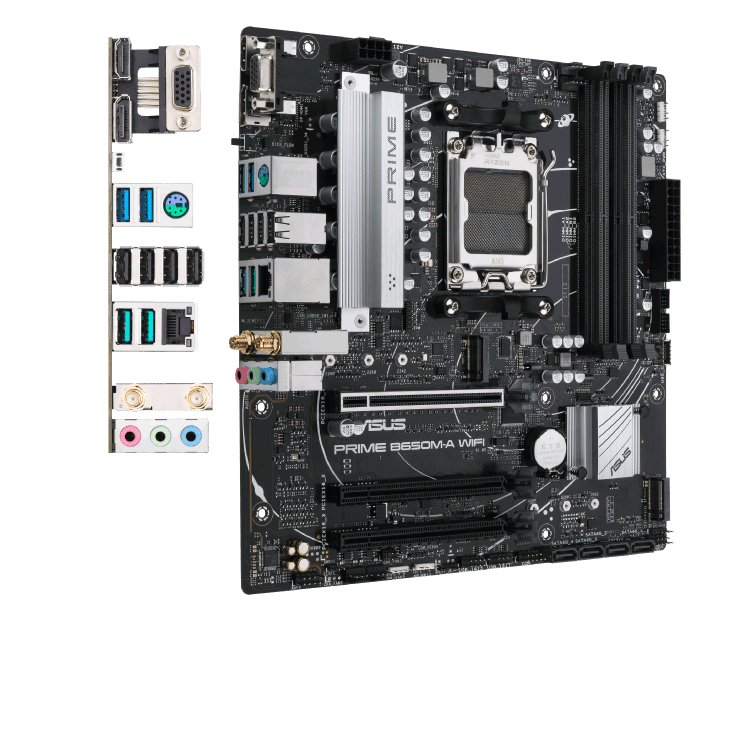 (AM5) ASUS B650M AX MICRO ATX - Like new, bought new within 5 months {INCLUDES WIFI6}