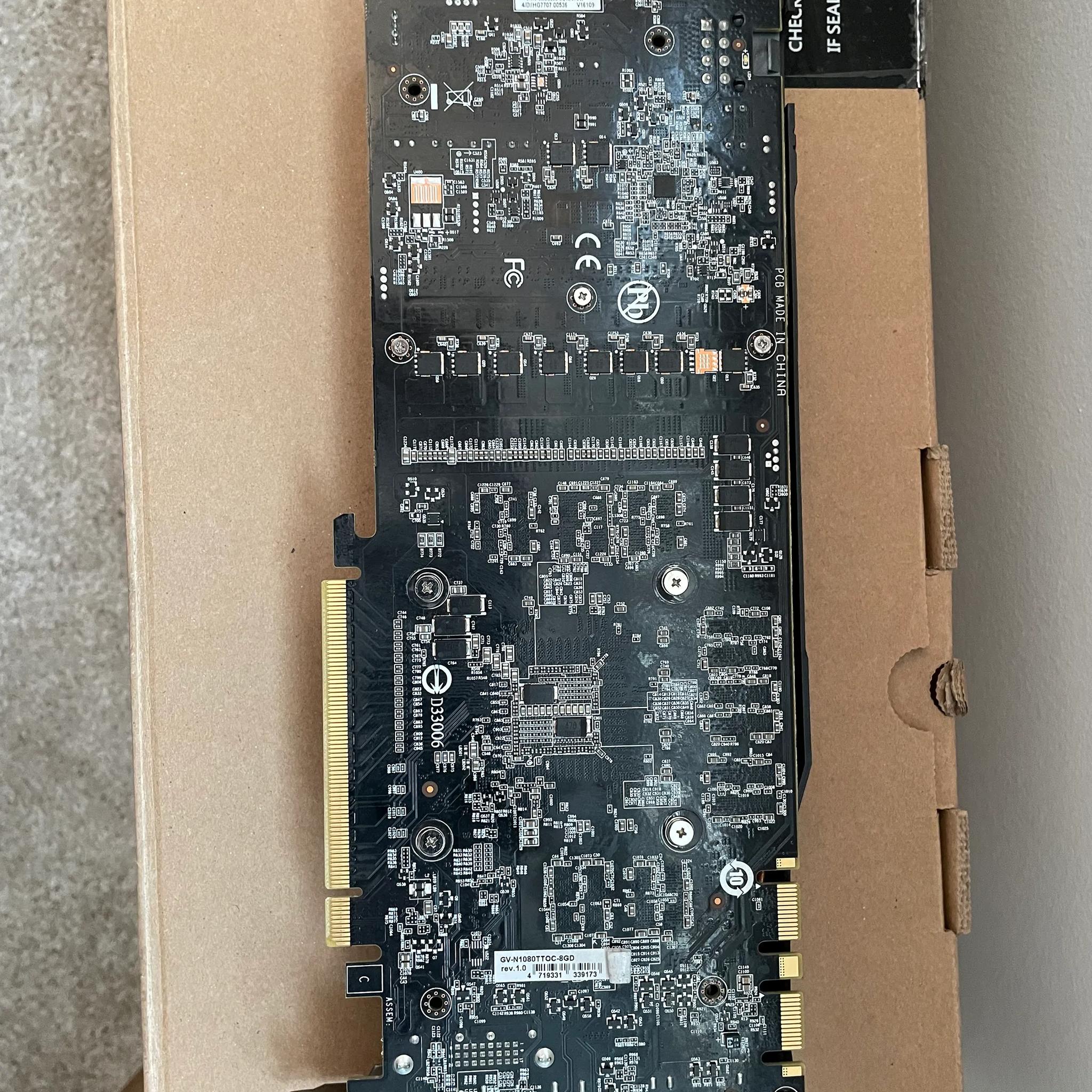 Gigabyte GTX 1080 Turbo OC 8 GB