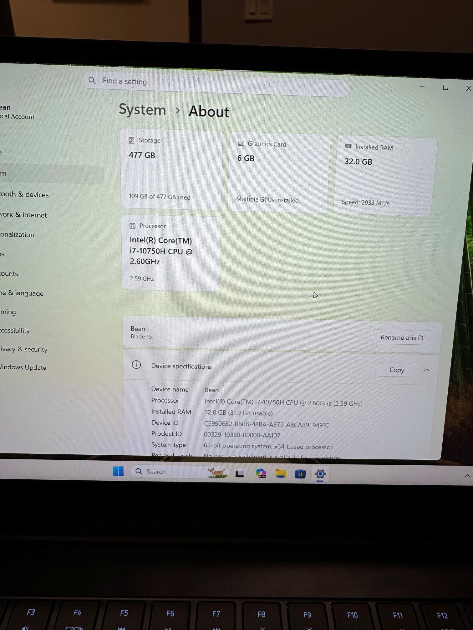 Razer Blade 15 Base Model (Early 2021) - RZ09-0369