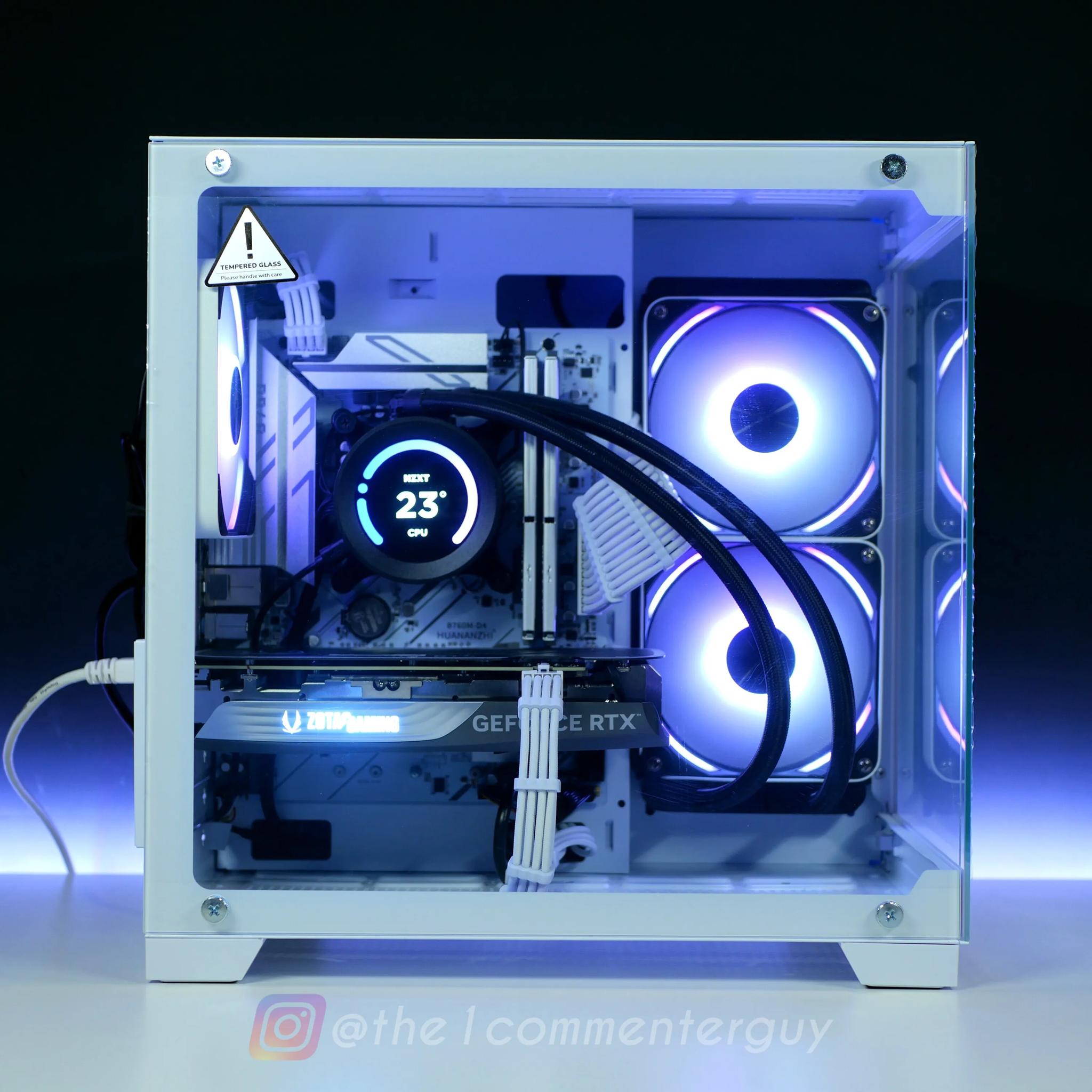 🧊 I5 12600KF, RTX 4060 Ti, 32gb Ram, 1TB Gen 4.0 nvme White gaming PC