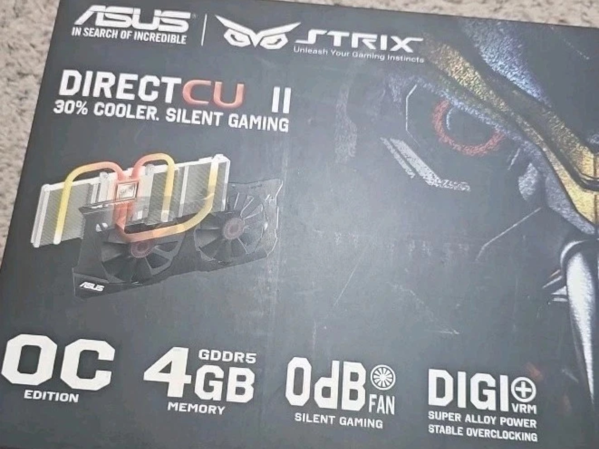 ASUS STRIX GTX 970 OC 4GB GDDR5 Video Card (STRIXGTX970DC2OC4GD5)