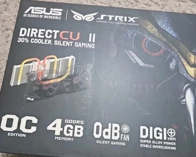 ASUS STRIX GTX 970 OC 4GB GDDR5 Video Card (STRIXGTX970DC2OC4GD5)