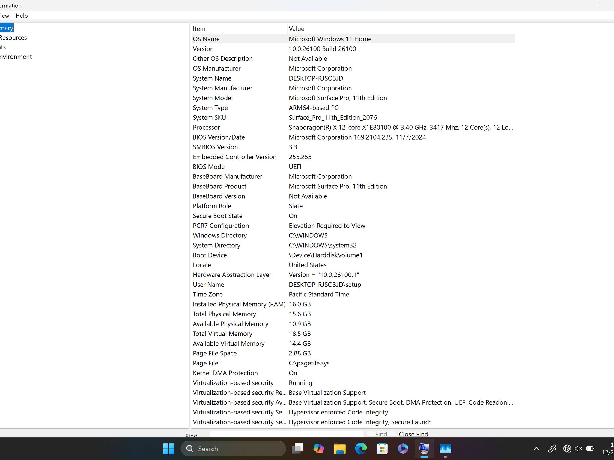Microsoft Surface Pro 11 Snapdragon X Elite w/ Keyboard and Pen