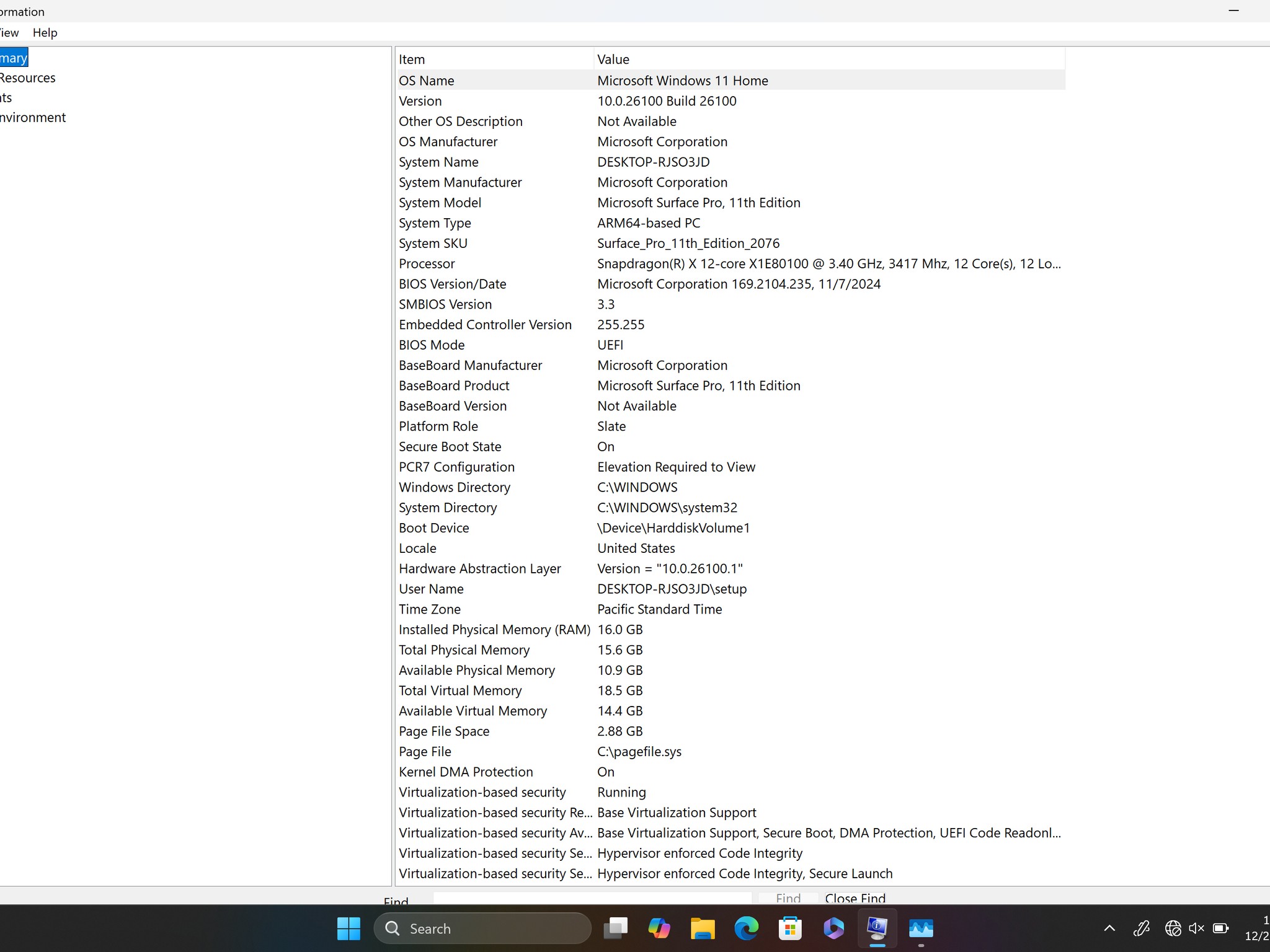 Microsoft Surface Pro 11 Snapdragon X Elite w/ Keyboard and Pen
