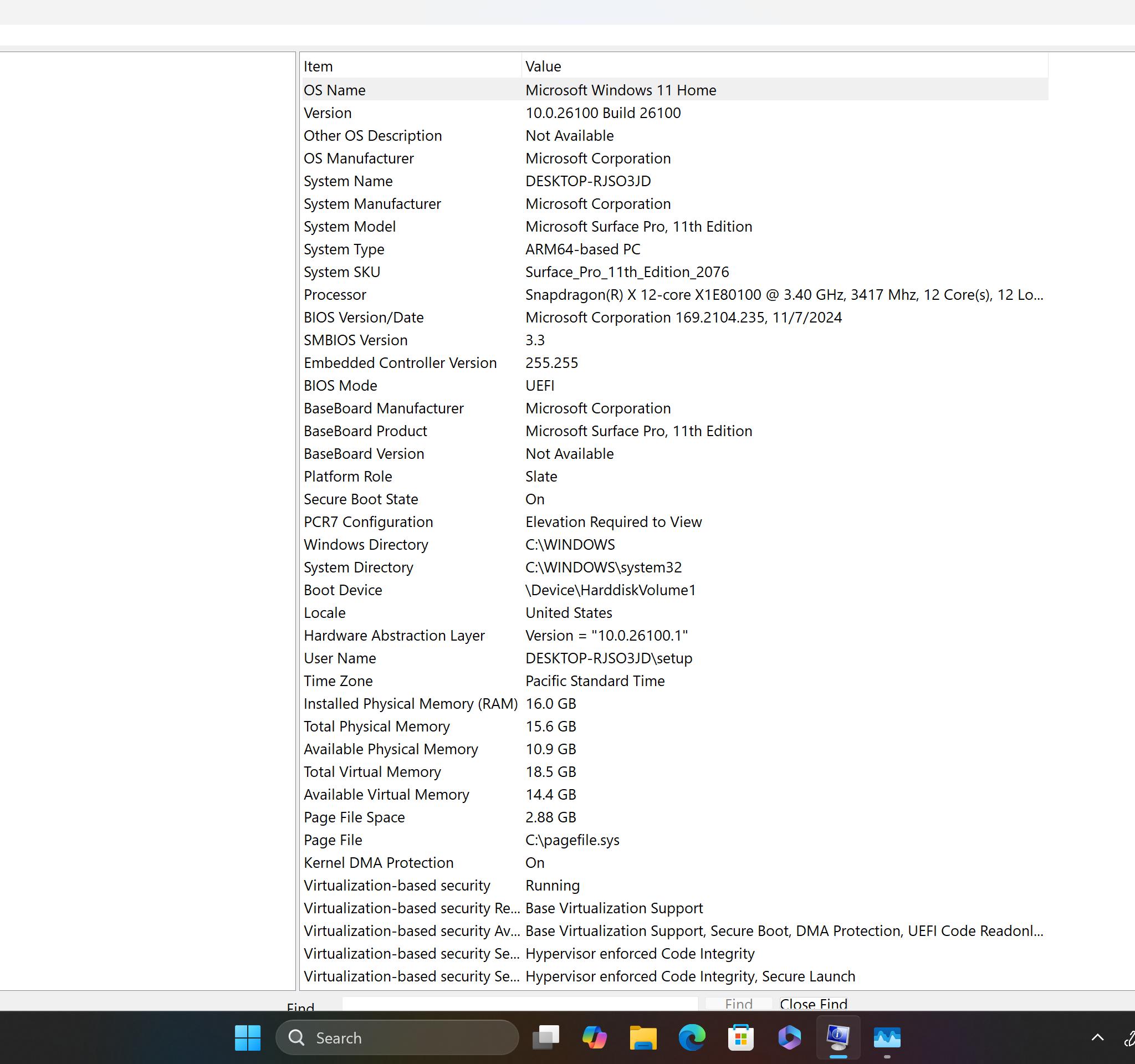 Microsoft Surface Pro 11 Snapdragon X Elite w/ Keyboard and Pen