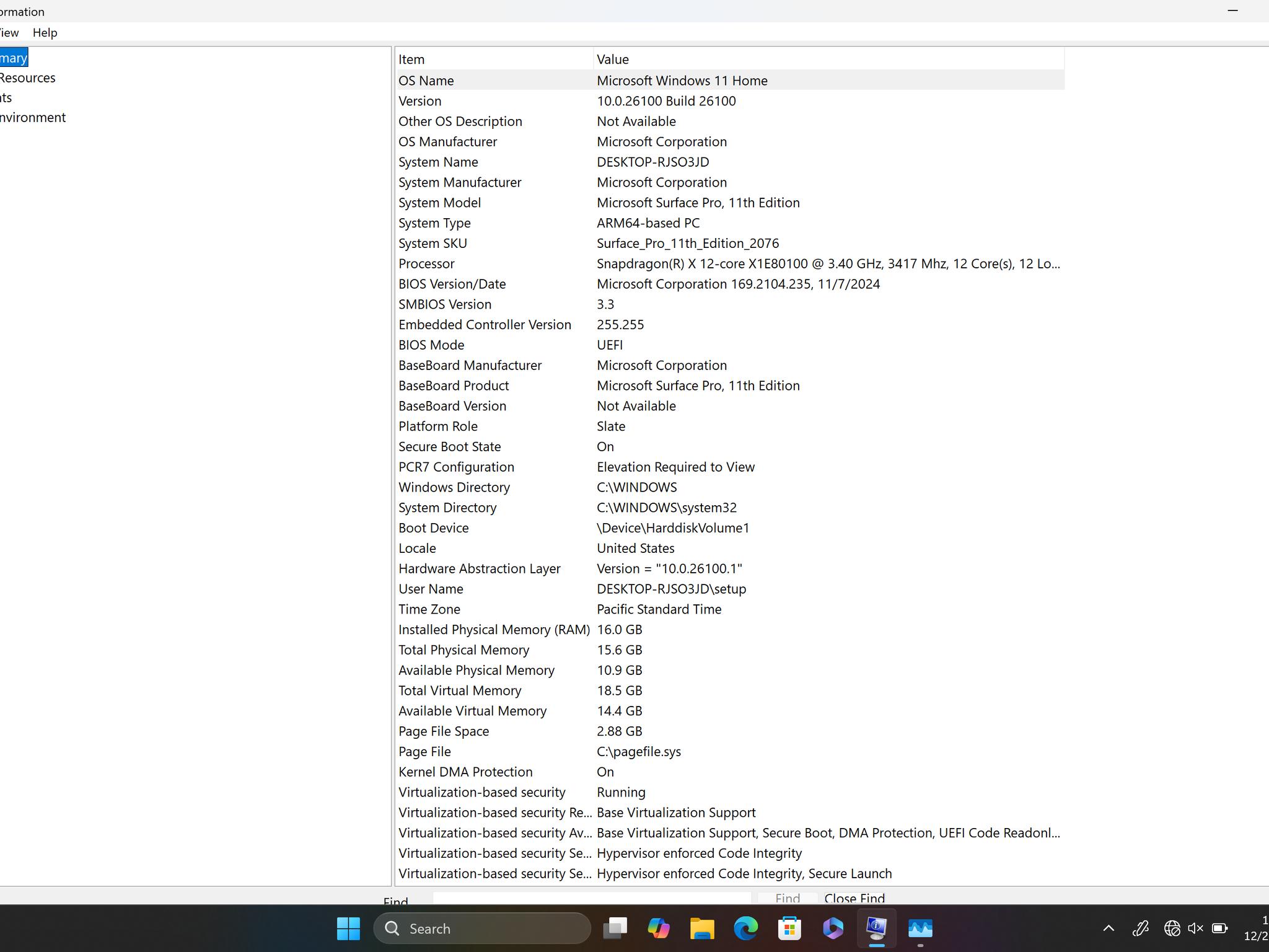 Microsoft Surface Pro 11 Snapdragon X Elite w/ Keyboard and Pen