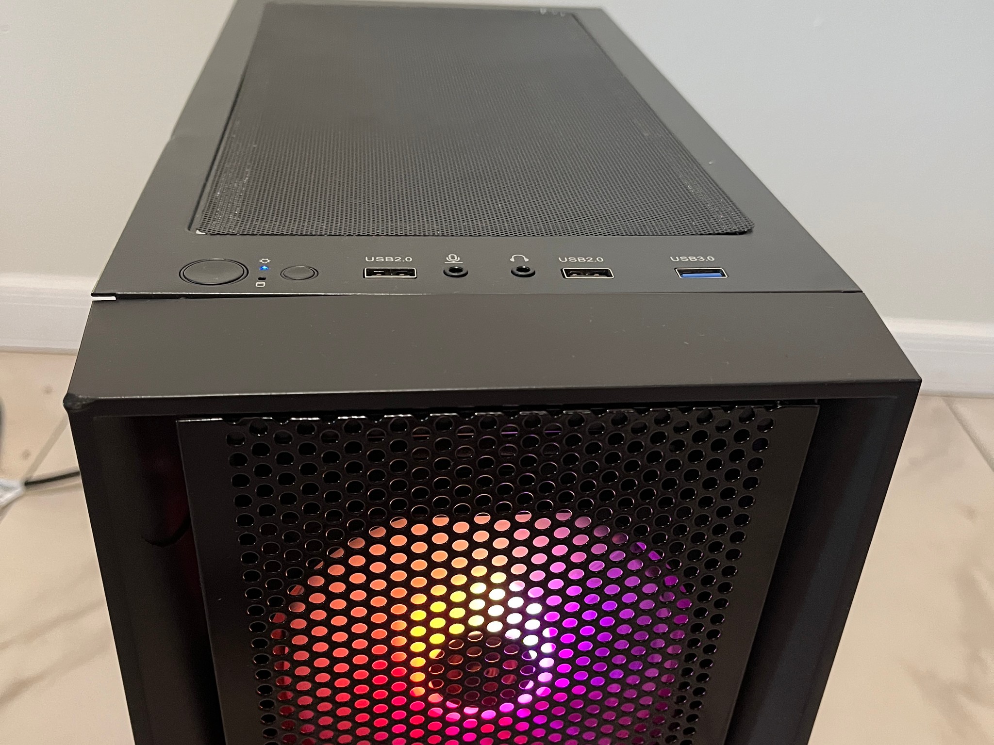 Budget Gaming PC-Intel i7-4770,NVIDIA GTX 1660S,16GB RAM,750GB Storage, w/ Wi-Fi & BT*Defective Case
