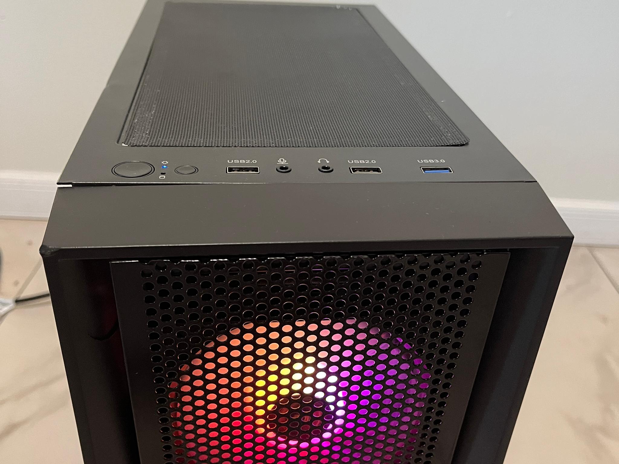 Budget Gaming PC-Intel i7-4770,NVIDIA GTX 1660S,16GB RAM,750GB Storage, w/ Wi-Fi & BT*Defective Case