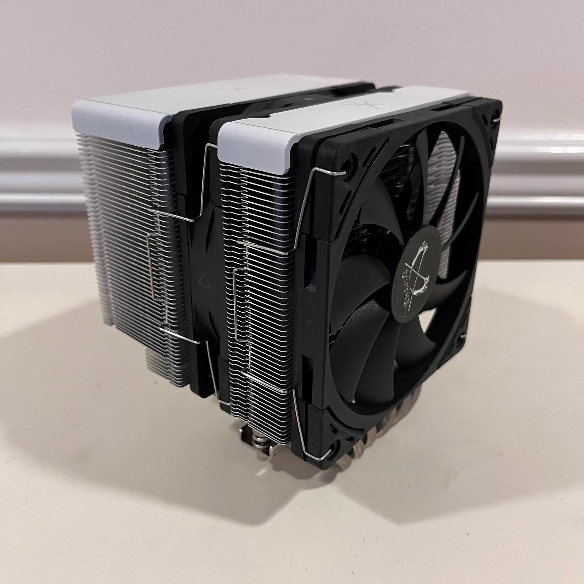Custom Painted White Scythe Fuma 3 Tower Air Cooler