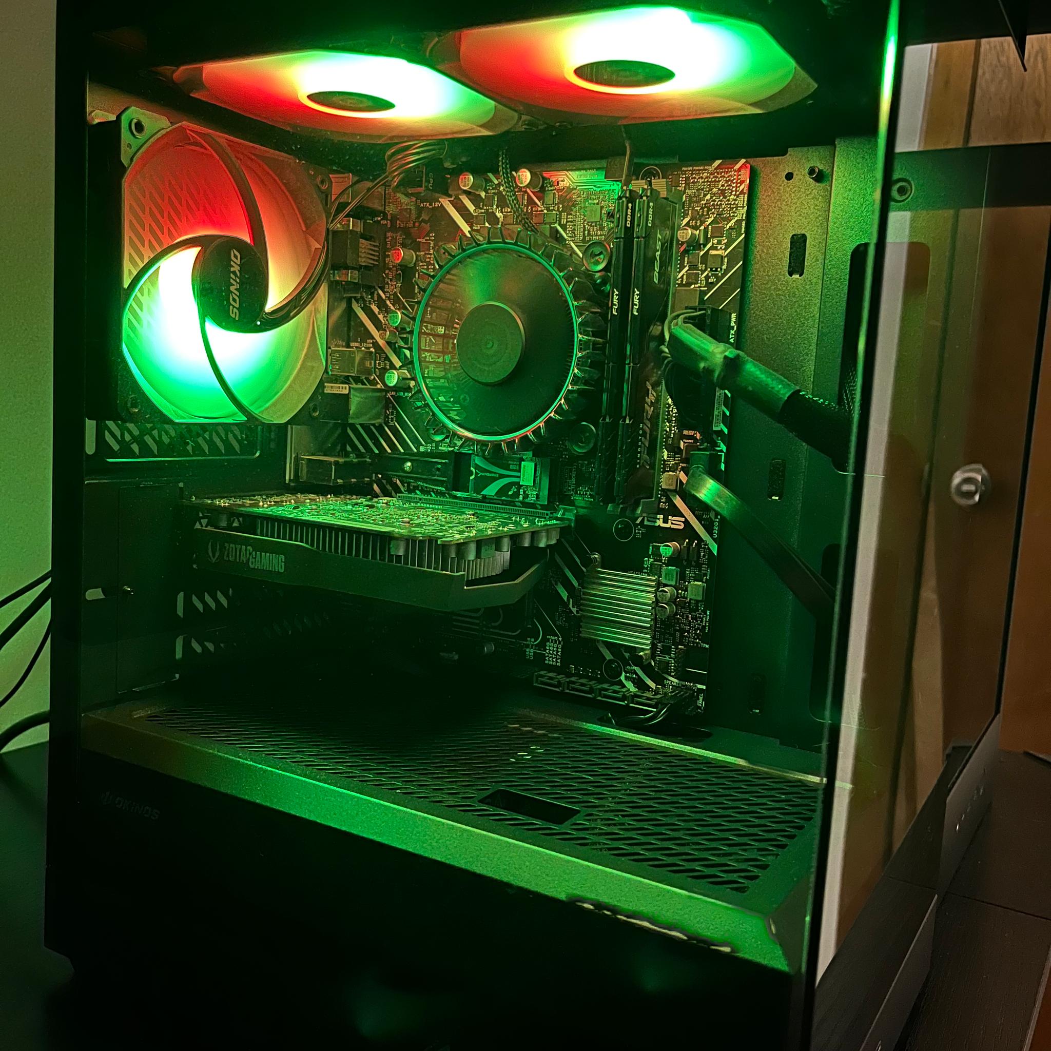 GeForce RTX 3050 Custom Gaming PC - Core i3-12100F, 16GB RAM
