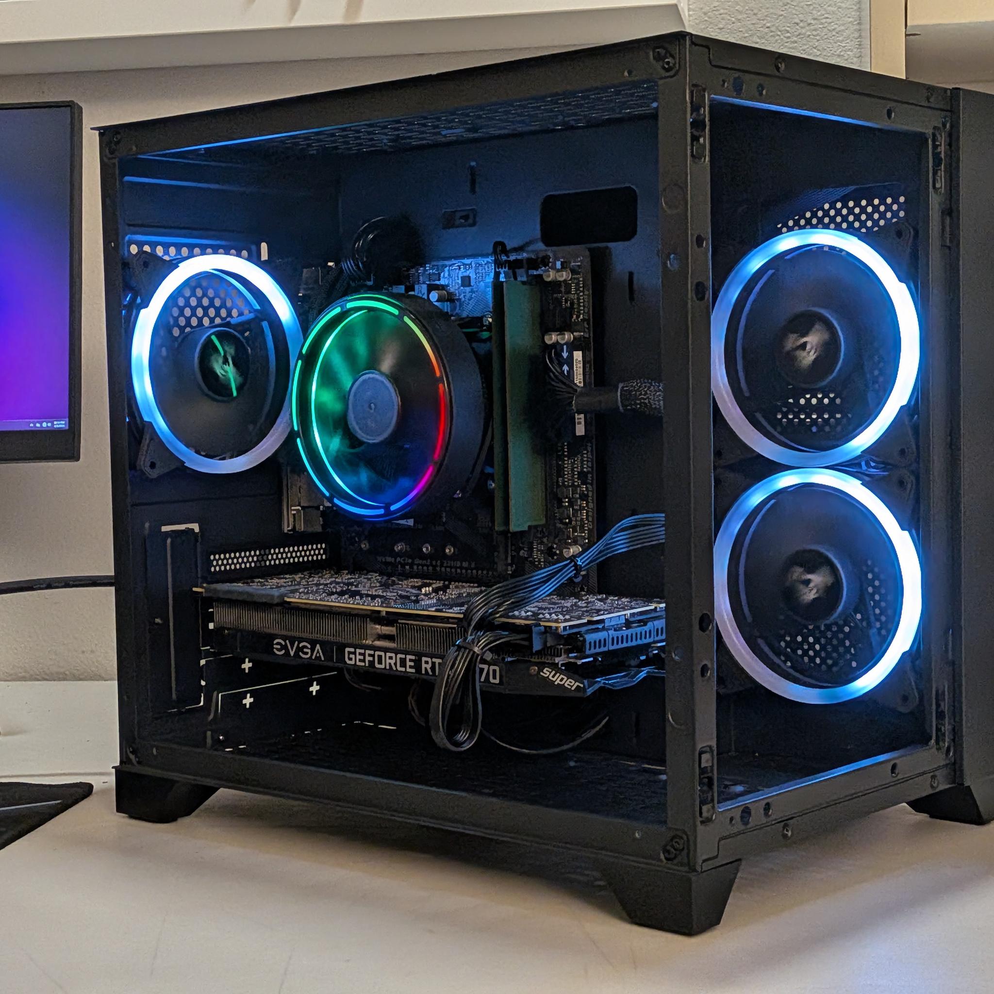 ⚡ Flash Sale! Gaming PC | GeForce RTX 2070 Super | Ryzen 4100 | 16GB RAM | 512GB SSD | WIFI | WIN 11