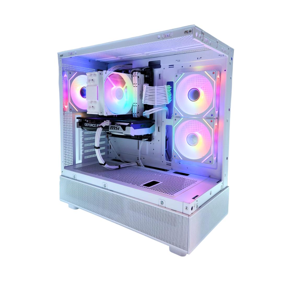 🥷Katana🗡: RTX 5060 TI | Ryzen 5800XT | 32GB DDR4 RAM | 1TB SSD | 4 RGB Fans | White Gaming PC