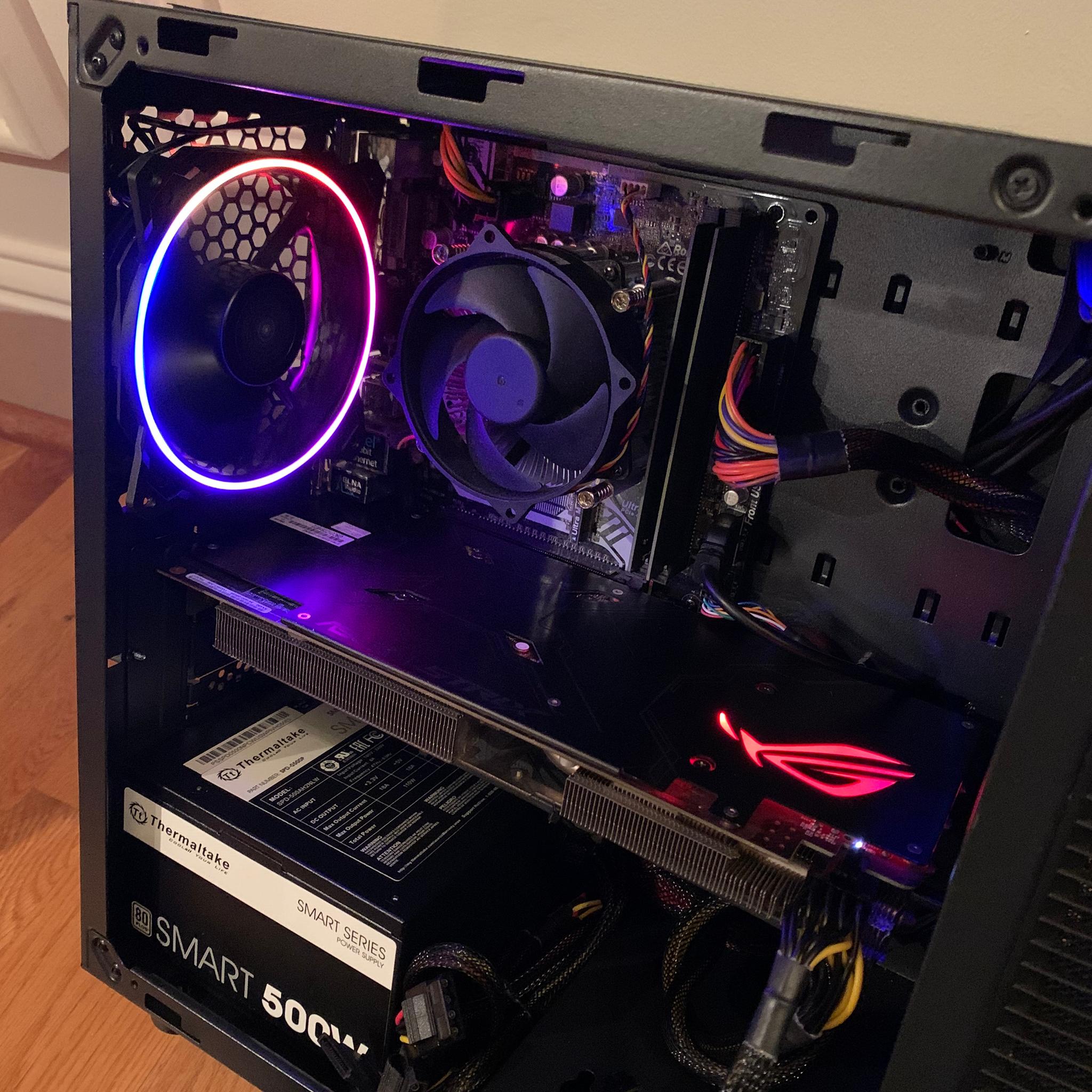 i5 7500 RX 480 8GB BUDGET 1080p GAMING PC 16GB RAM 500GB SSD RGB WINDOWS 10