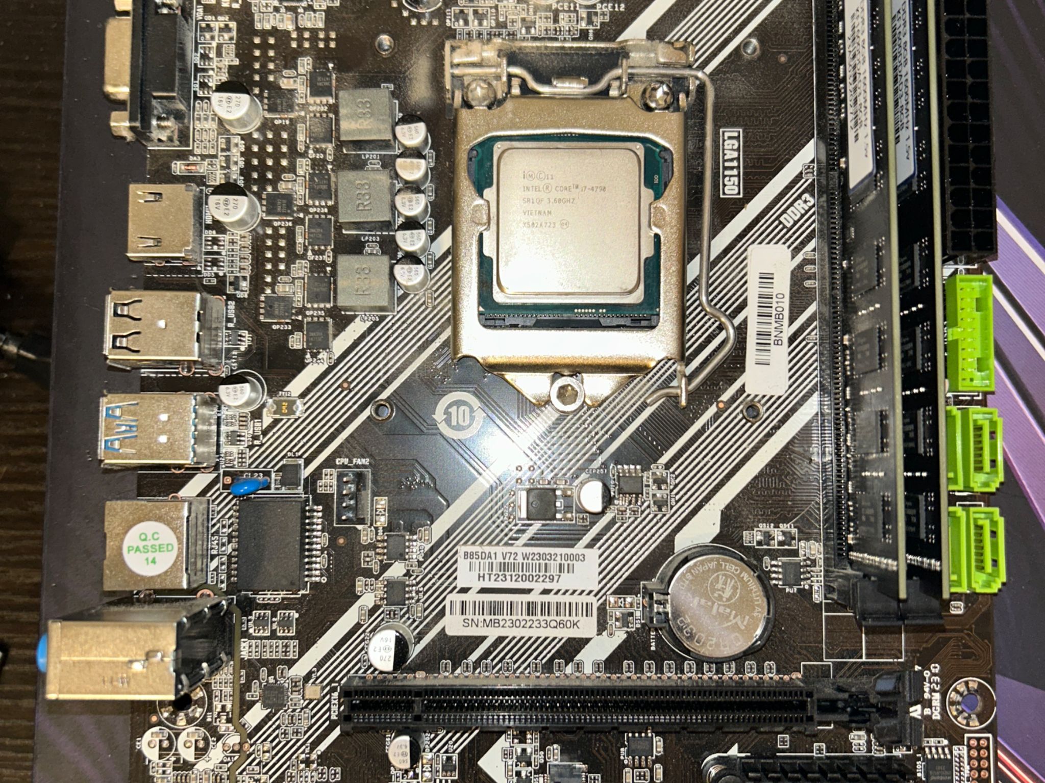 I7-4970 CPU - 16GB RAM - LGA1150 Motherboard