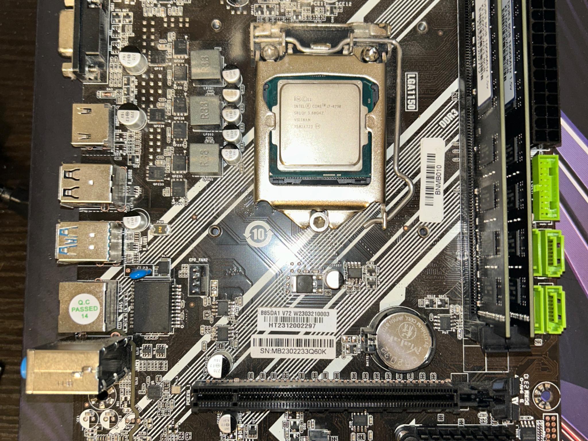 I7-4970 CPU - 16GB RAM - LGA1150 Motherboard