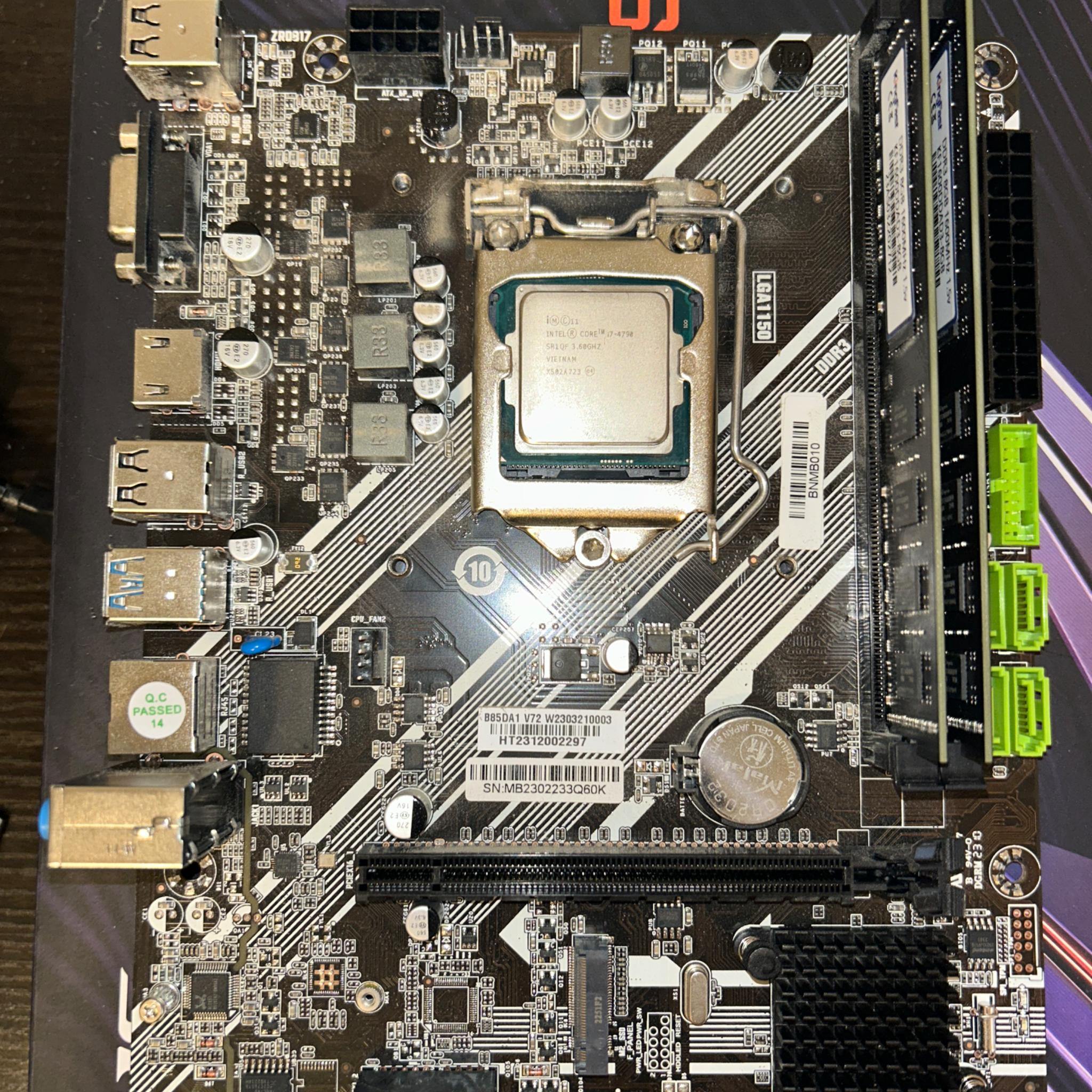 I7-4970 CPU - 16GB RAM - LGA1150 Motherboard