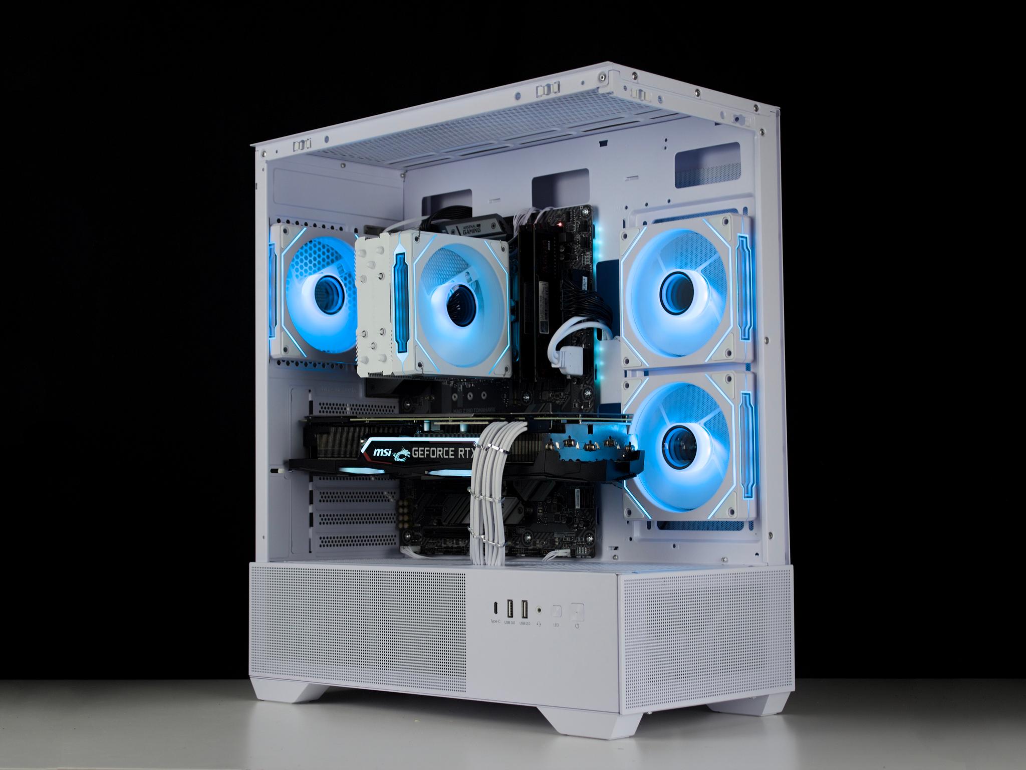 🧊❄️🧊 White Gaming PC – RTX 2080 8G, i7 9700K, 16GB RAM, 960GB SSD - WiFi, BlueTooth 🧊❄️🧊