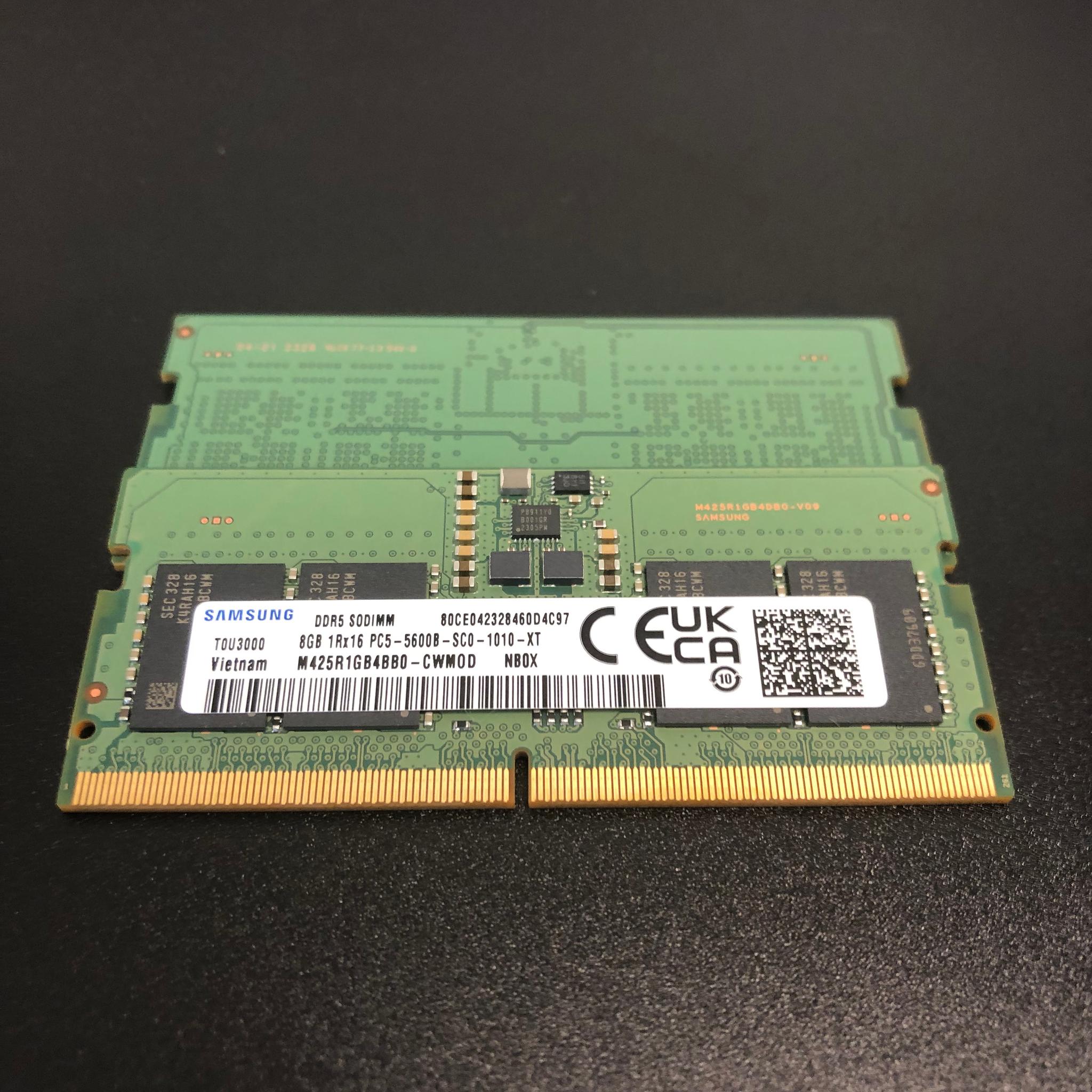 16GB (2x8) DDR5 5600MT/s SO-DIMM