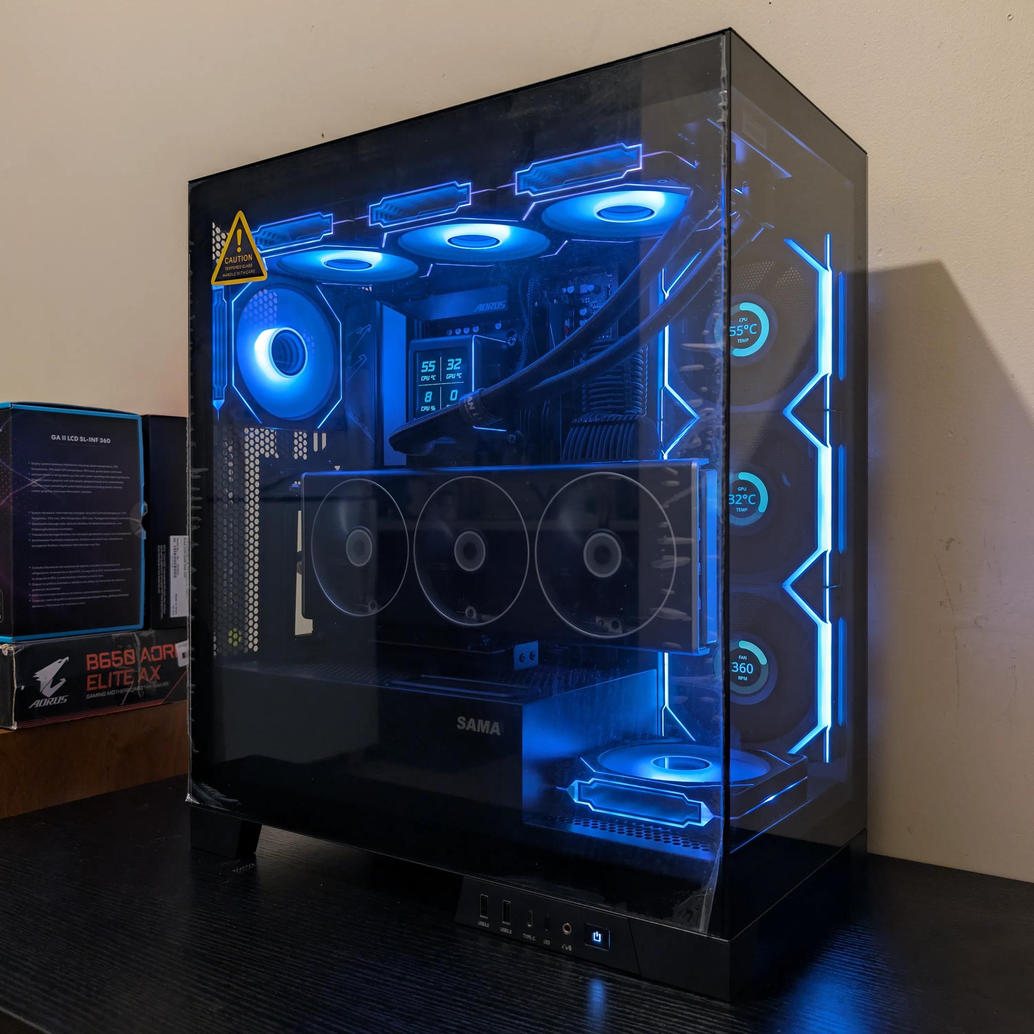 🔥 4K Gaming Beast | RX 7900XTX | Ryzen 9 7900X | 2TB SSD | 32GB RAM | WiFi 6 & Bluetooth 🔥