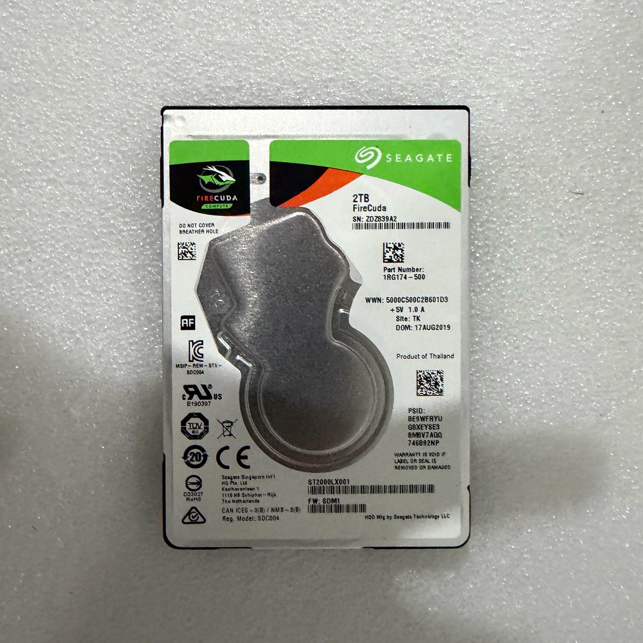 Seagate FireCuda Compute 2TB 2.5 in. SATA HDD Free Shipping
