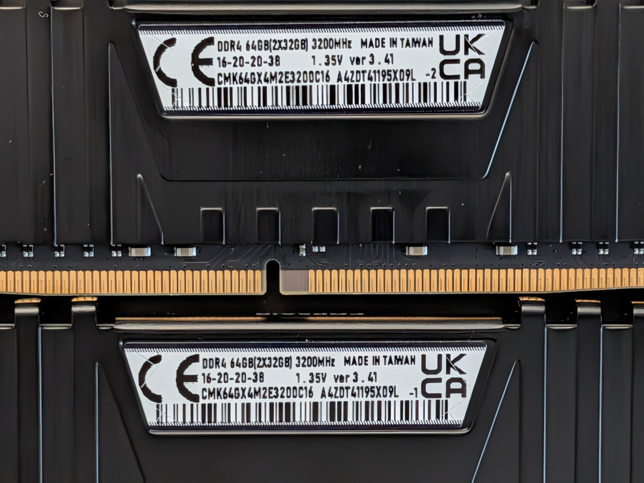 Corsair Vengeance LPX 64GB (2x32GB) RAM DDR4 3200MHz CL16 CMK64GX4M2E3200C16